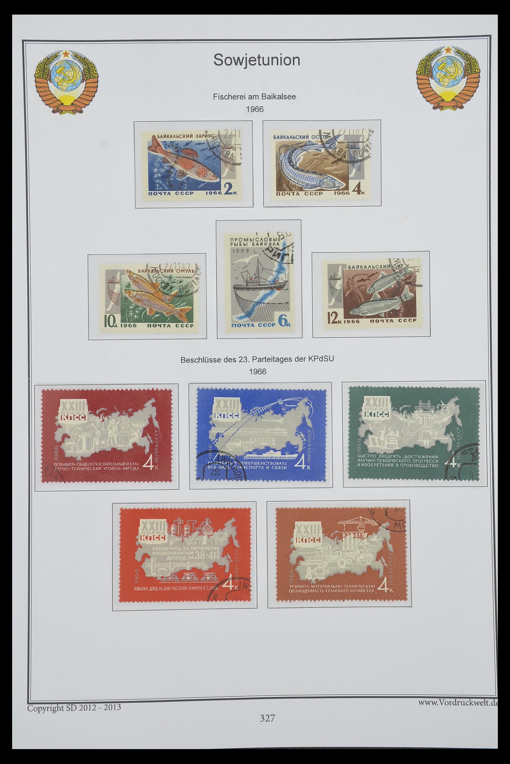33974 329 - Stamp collection 33974 Russia 1858-1998.