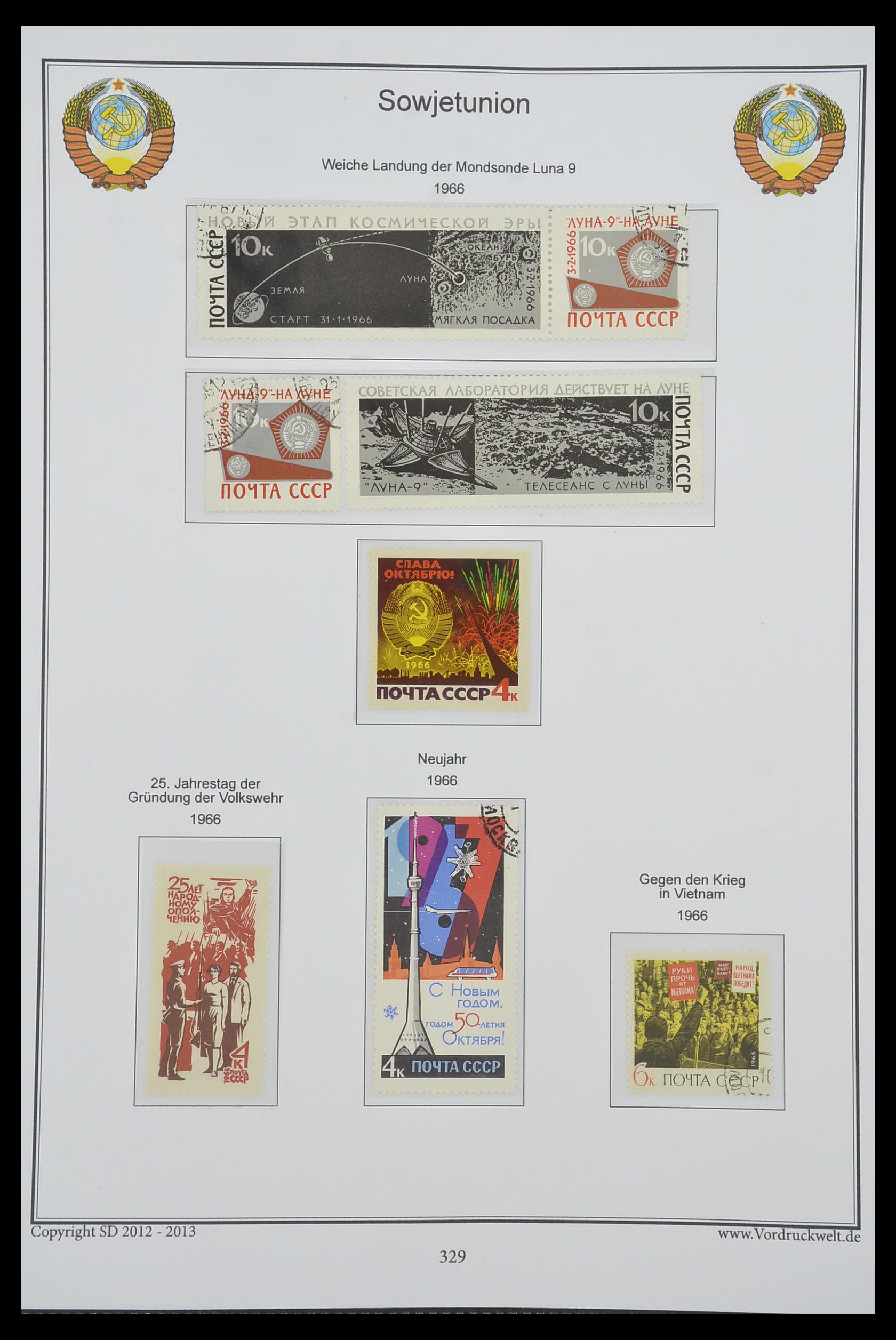 33974 331 - Stamp collection 33974 Russia 1858-1998.