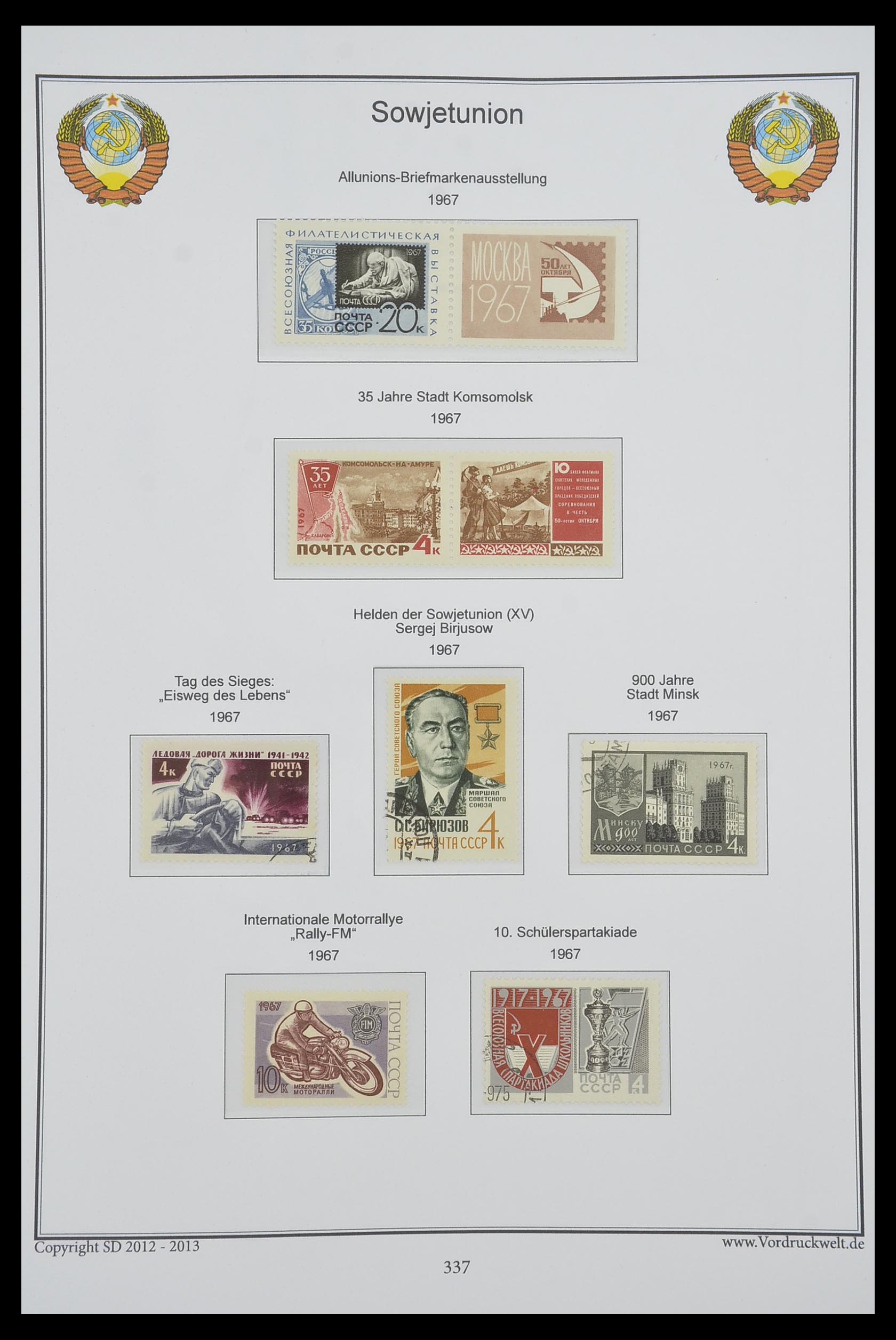 33974 339 - Stamp collection 33974 Russia 1858-1998.