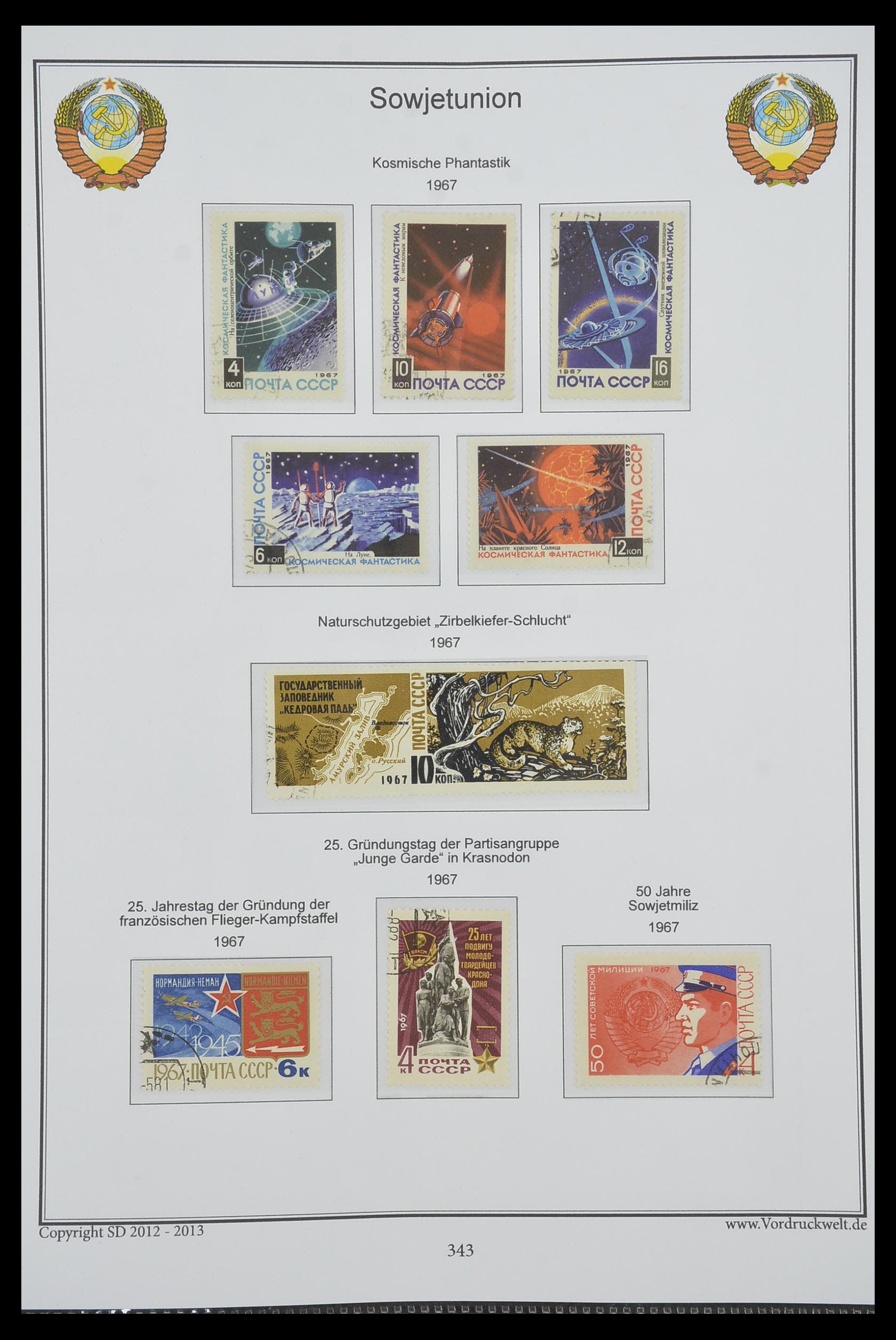 33974 345 - Stamp collection 33974 Russia 1858-1998.