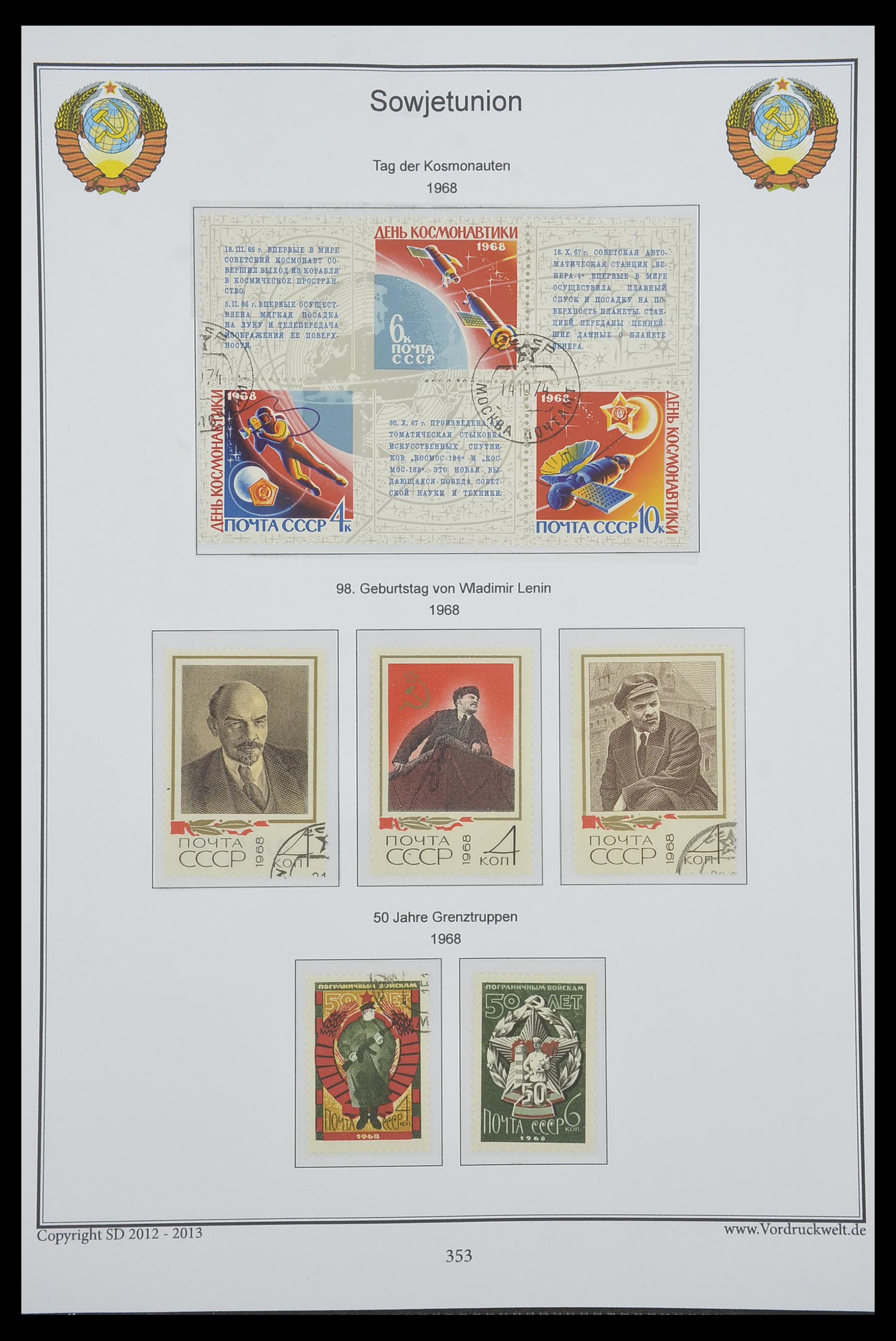 33974 355 - Stamp collection 33974 Russia 1858-1998.