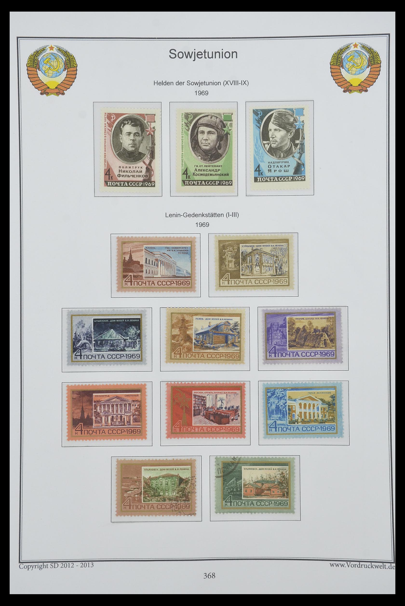 33974 371 - Stamp collection 33974 Russia 1858-1998.