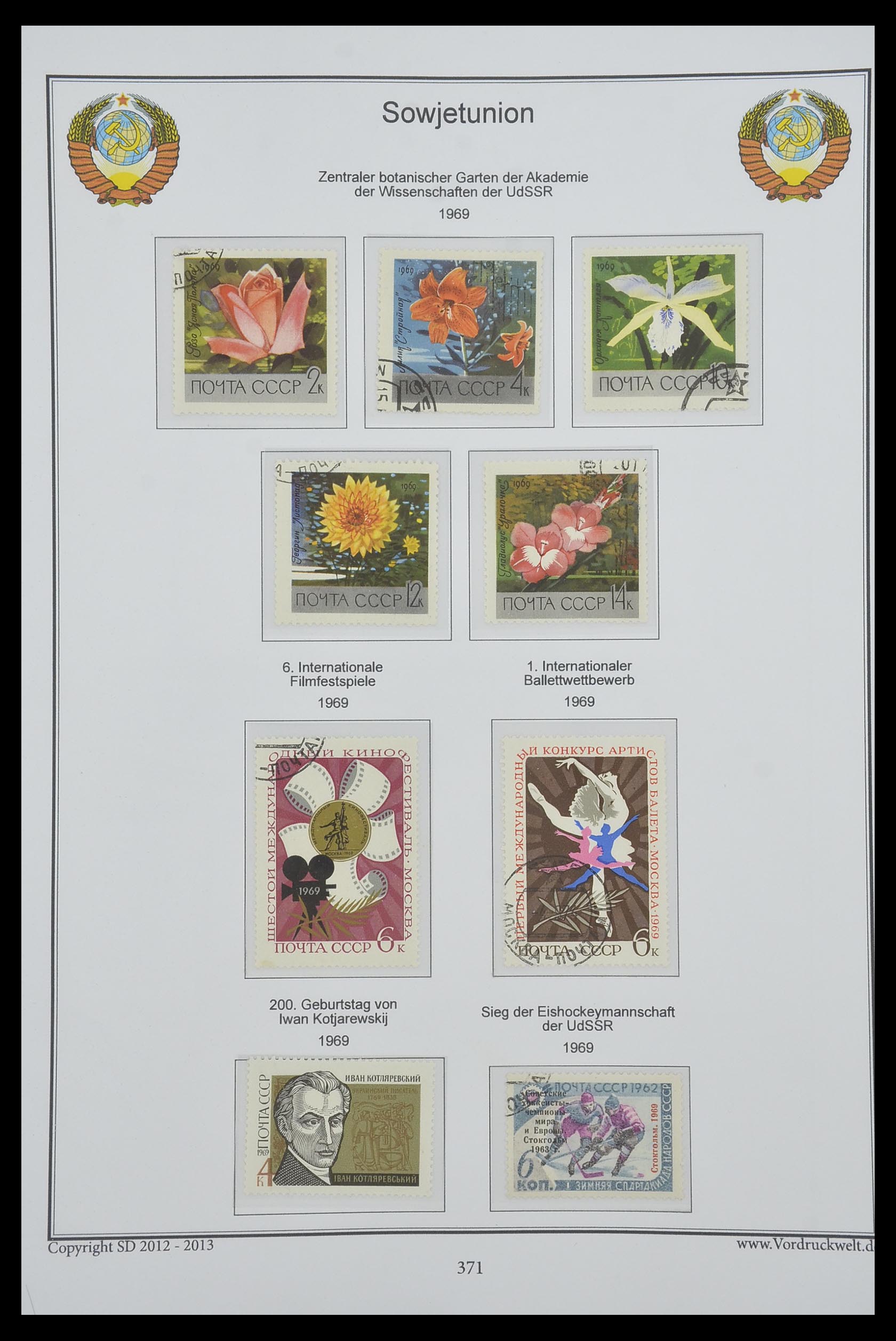 33974 374 - Stamp collection 33974 Russia 1858-1998.