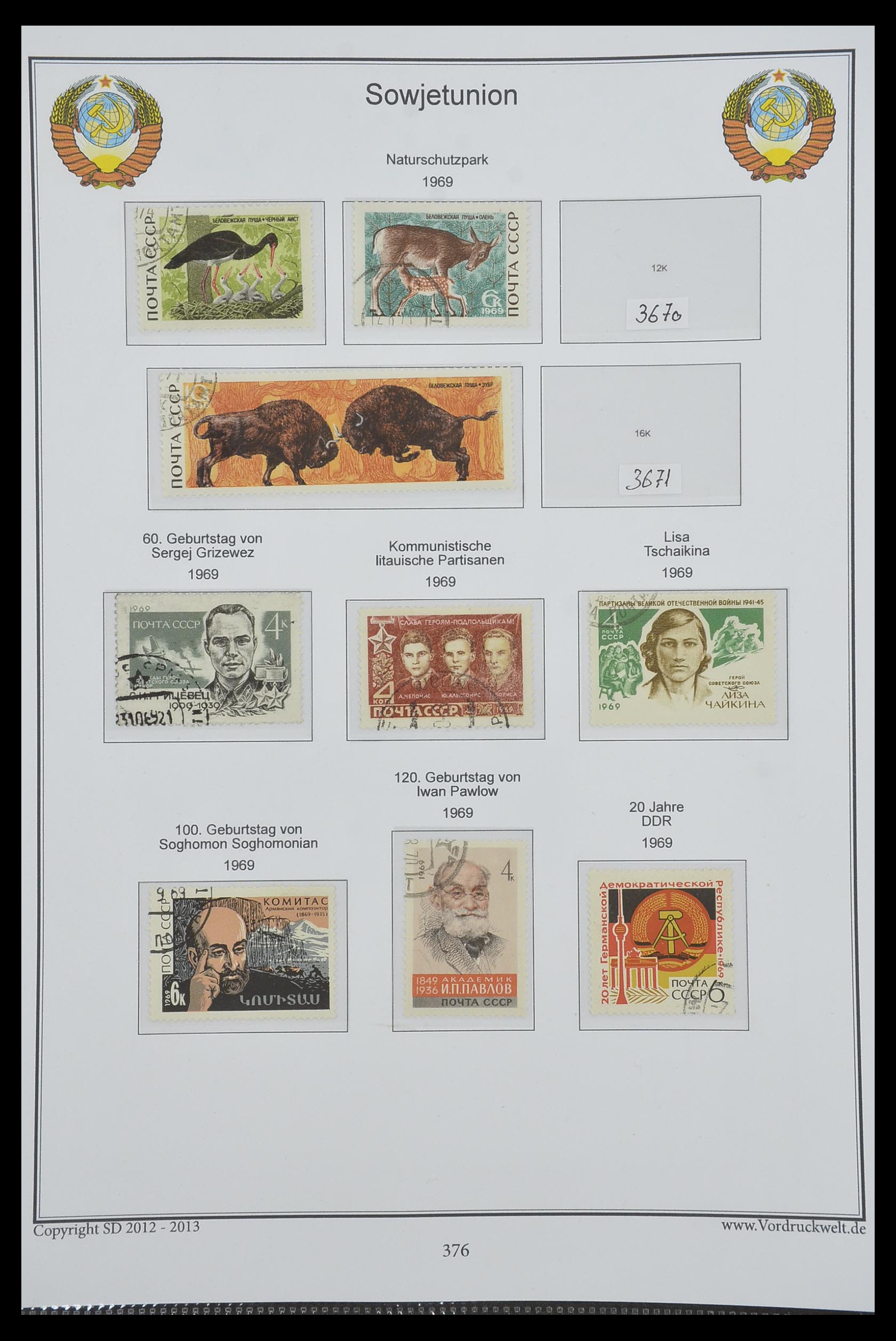 33974 379 - Stamp collection 33974 Russia 1858-1998.