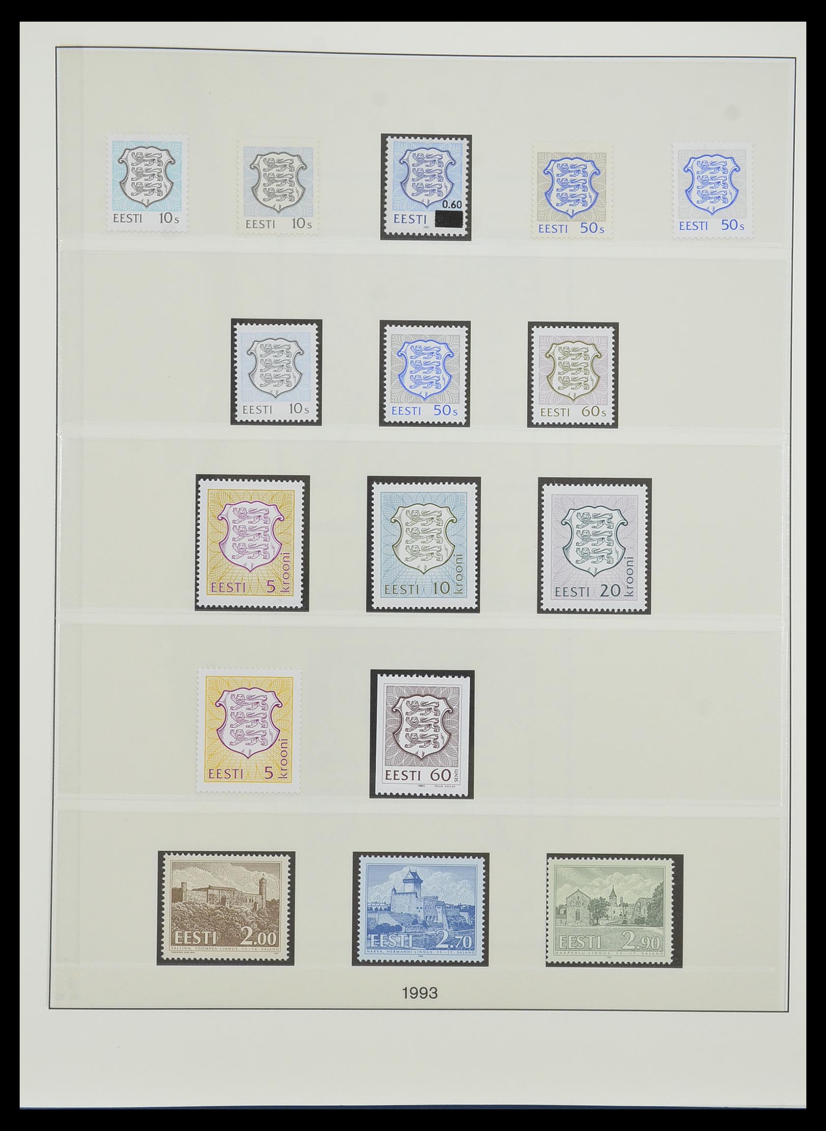 33983 005 - Postzegelverzameling 33983 Baltische Staten 1990-2012.