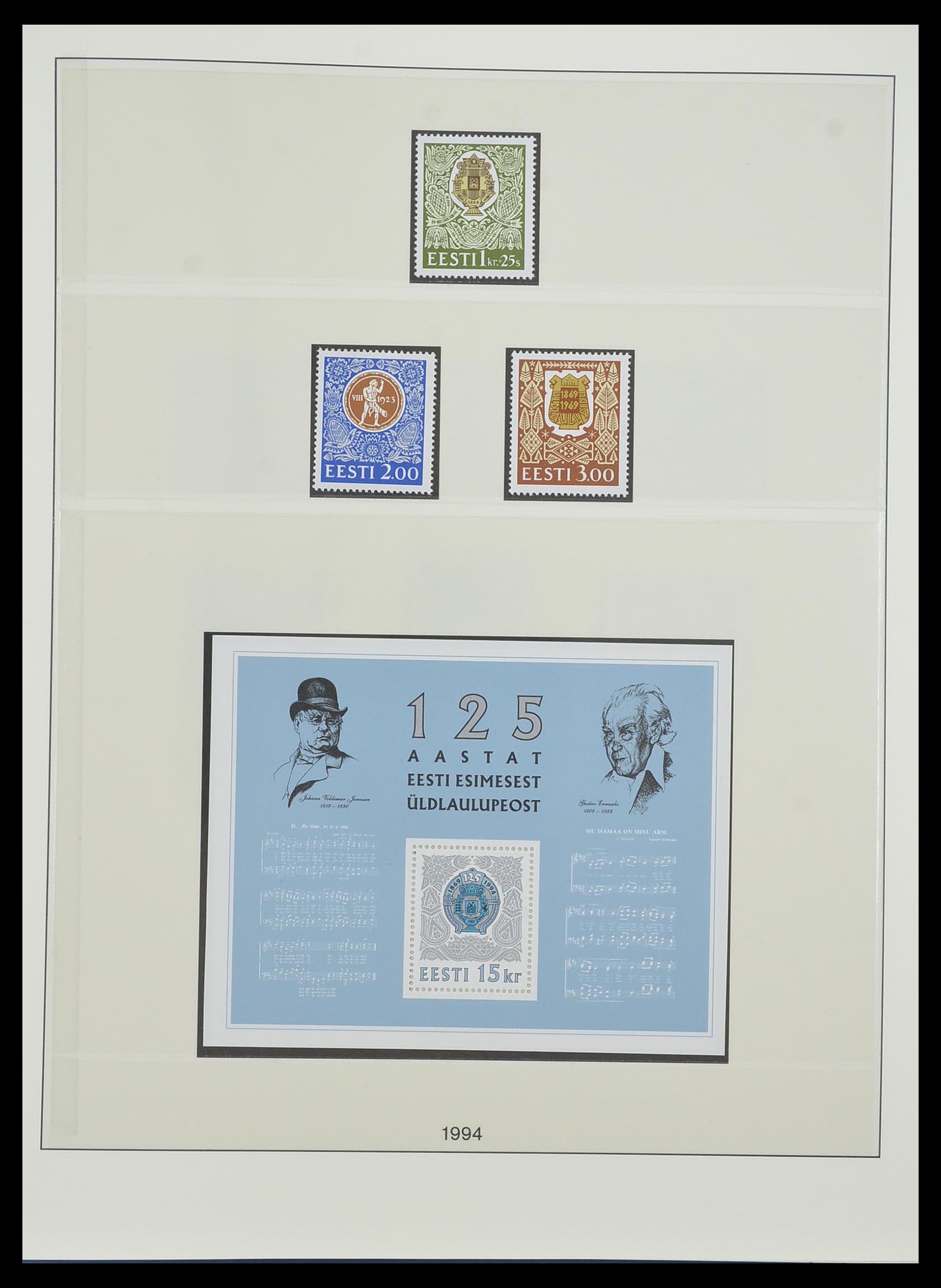 33983 008 - Postzegelverzameling 33983 Baltische Staten 1990-2012.