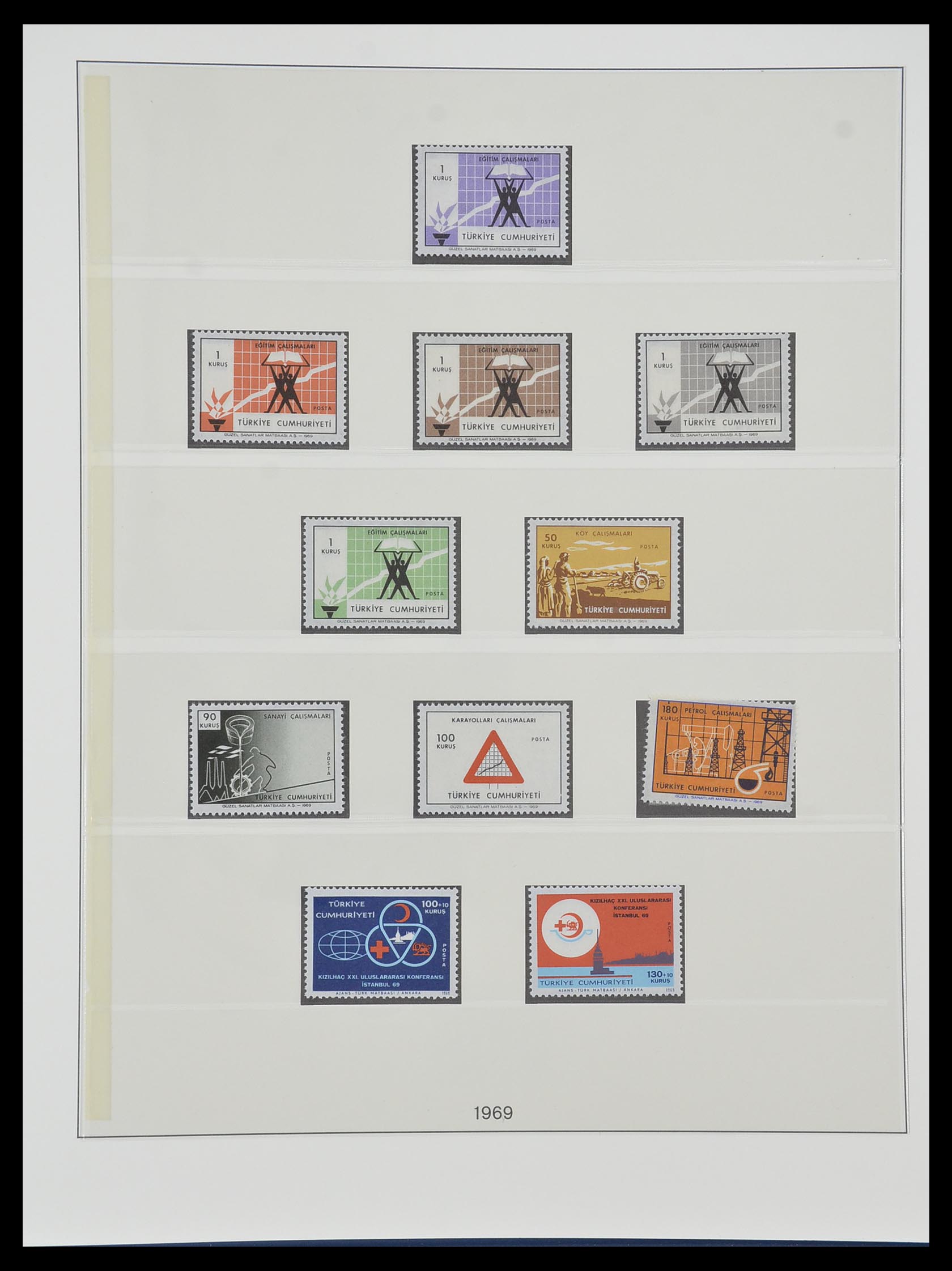 33984 101 - Postzegelverzameling 33984 Turkije 1938-1990.