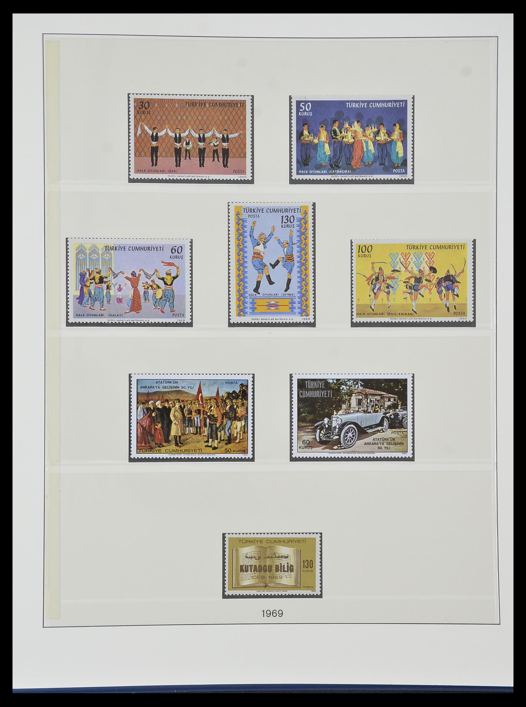 33984 103 - Postzegelverzameling 33984 Turkije 1938-1990.