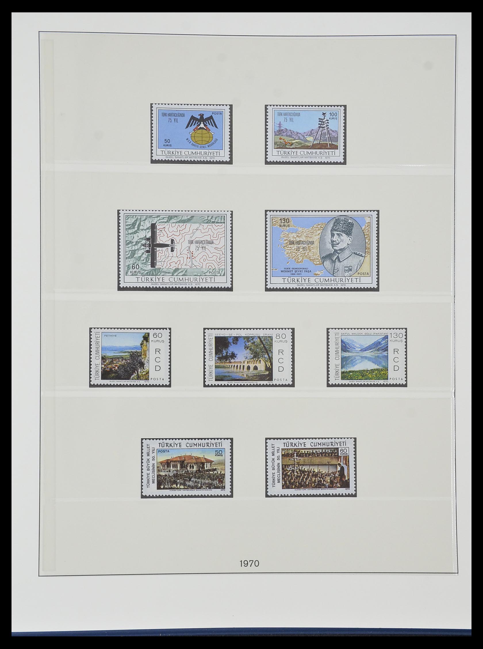 33984 105 - Postzegelverzameling 33984 Turkije 1938-1990.