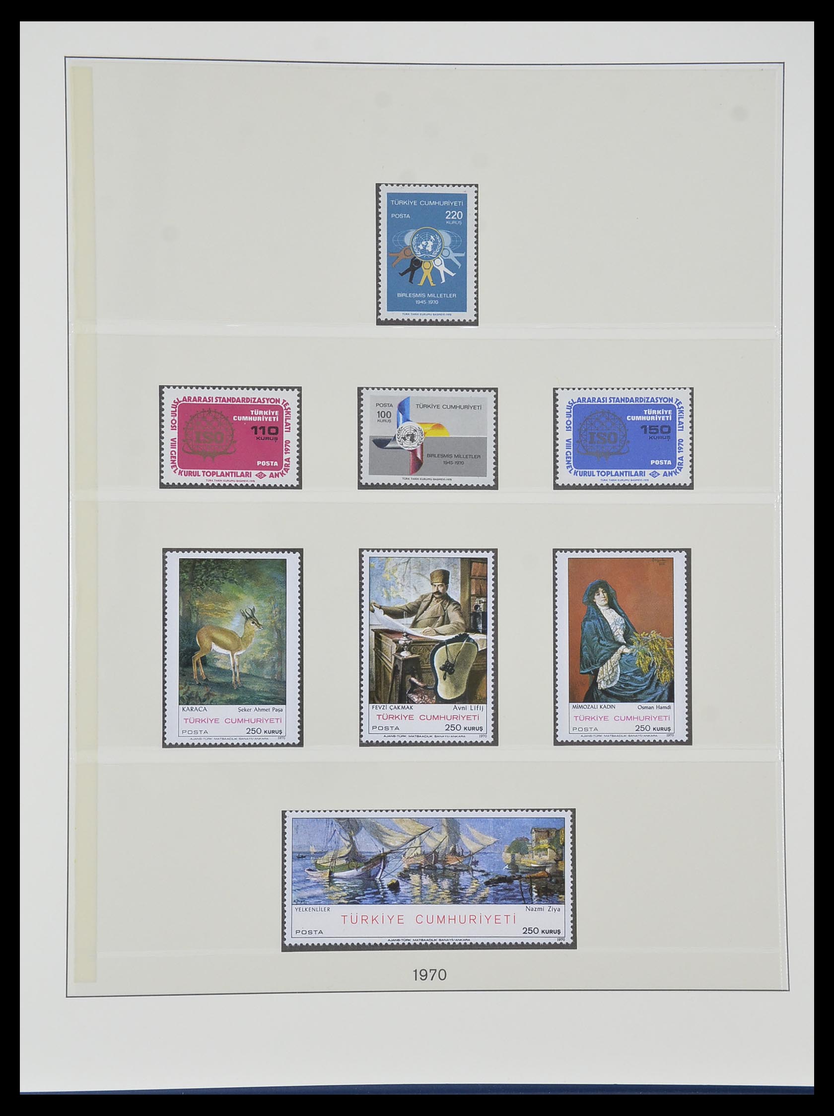 33984 107 - Postzegelverzameling 33984 Turkije 1938-1990.