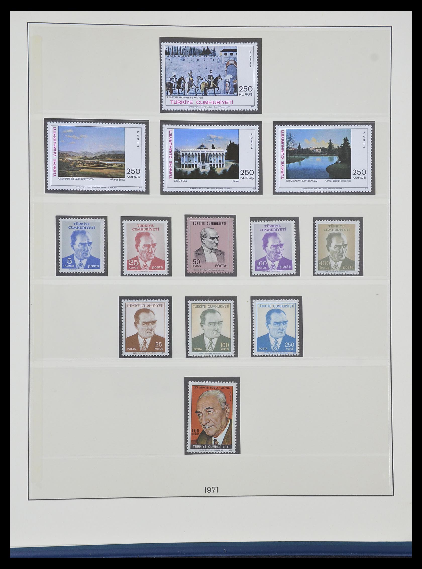 33984 110 - Postzegelverzameling 33984 Turkije 1938-1990.