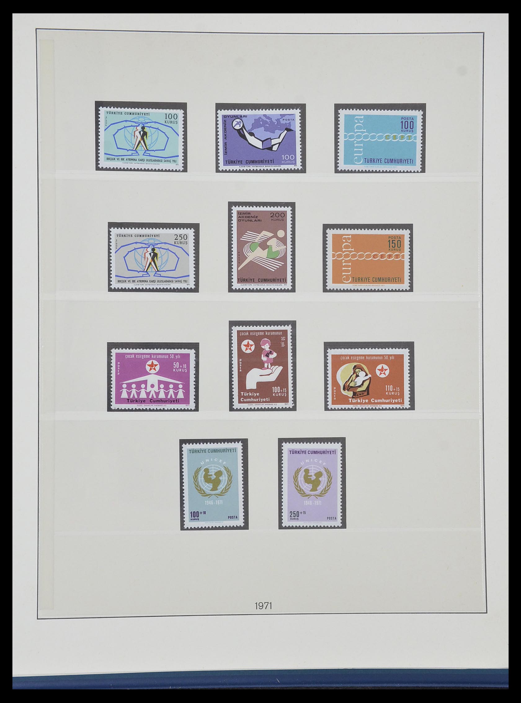 33984 111 - Postzegelverzameling 33984 Turkije 1938-1990.