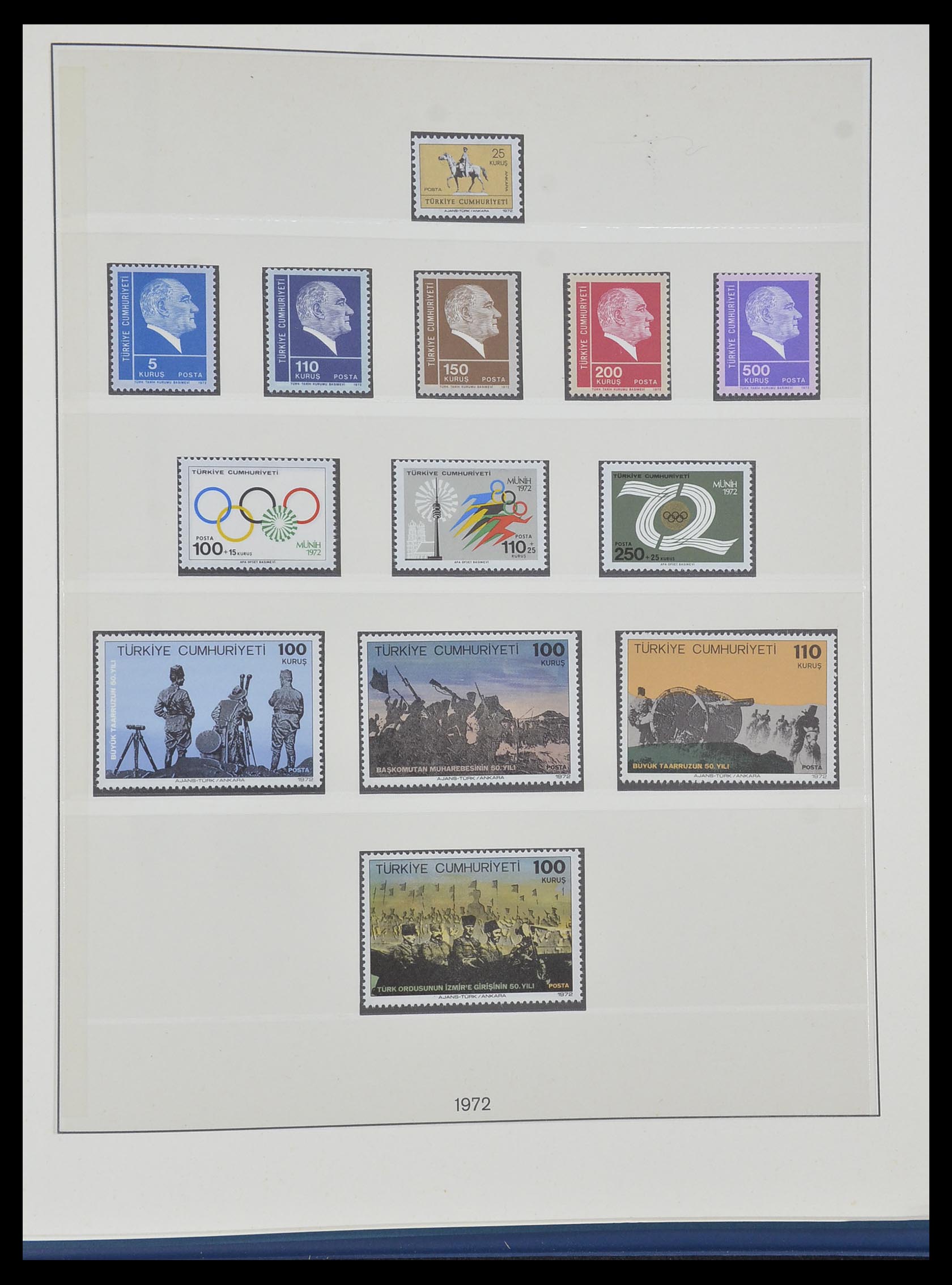 33984 115 - Postzegelverzameling 33984 Turkije 1938-1990.