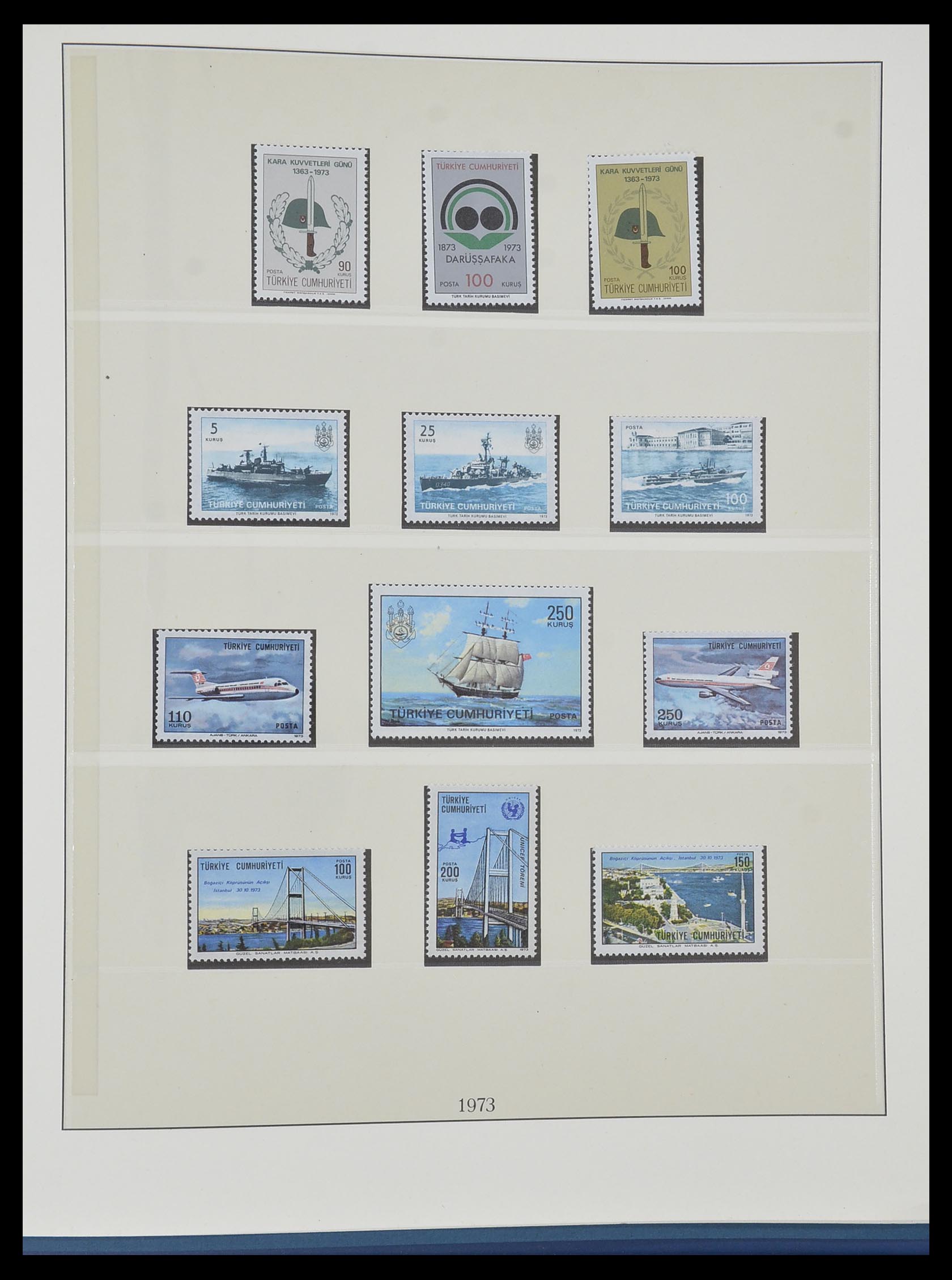33984 118 - Postzegelverzameling 33984 Turkije 1938-1990.
