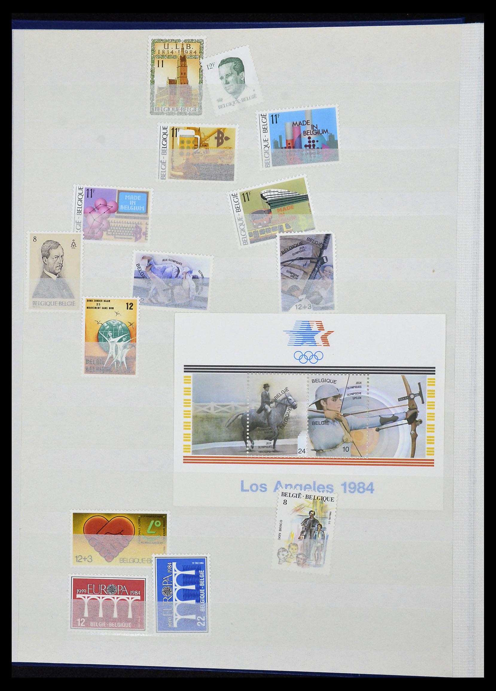34019 041 - Postzegelverzameling 34019 België 1960-2004.