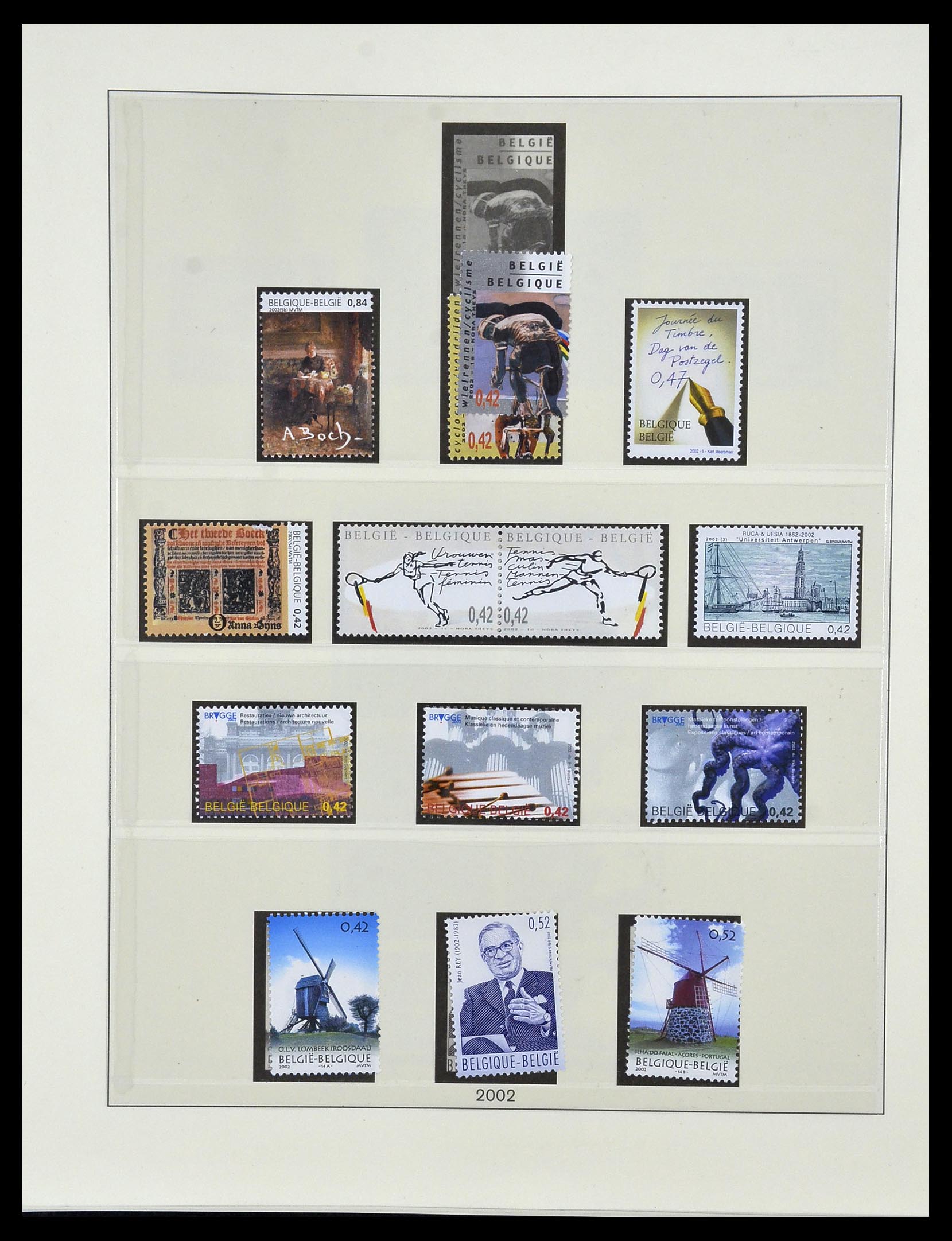 34019 183 - Postzegelverzameling 34019 België 1960-2004.