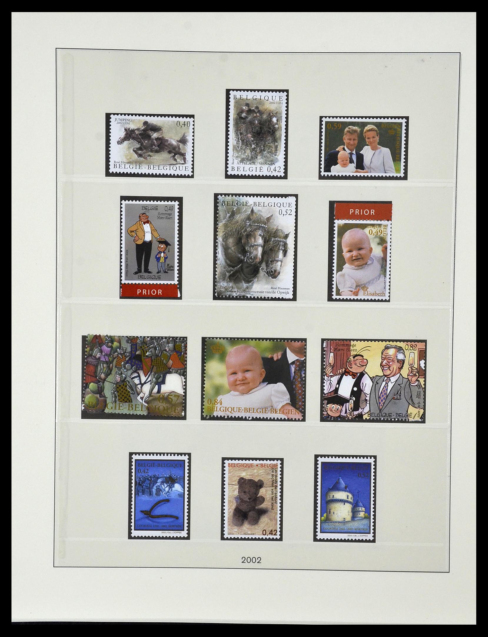 34019 188 - Postzegelverzameling 34019 België 1960-2004.