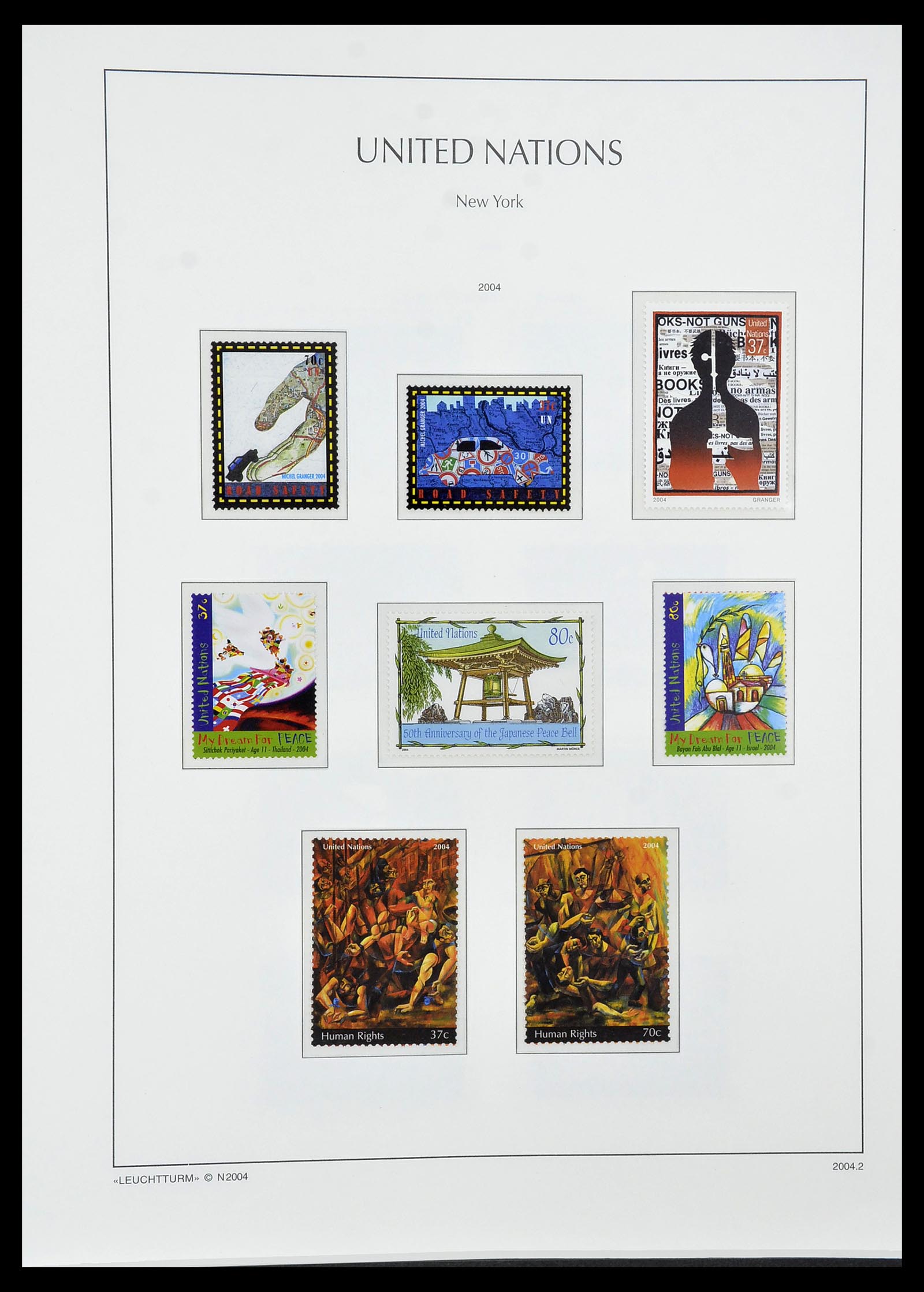 34023 102 - Postzegelverzameling 34023 Verenigde Naties New York 1970-2018!