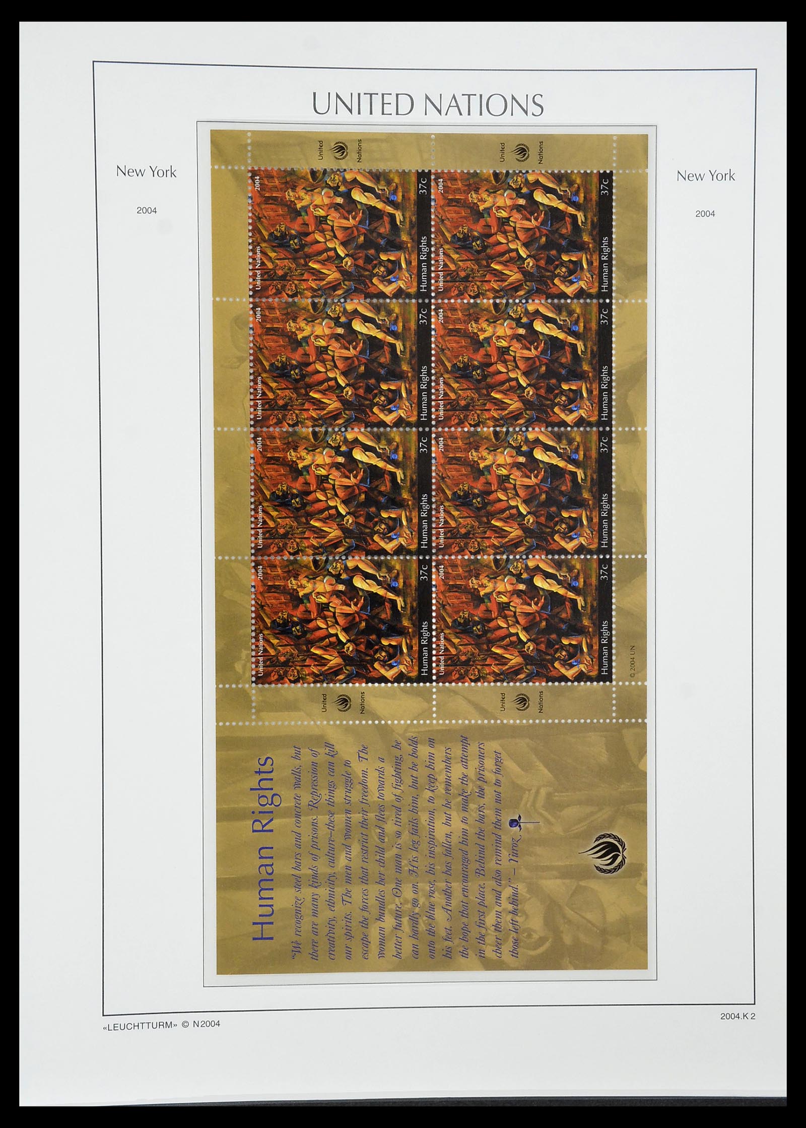34023 105 - Postzegelverzameling 34023 Verenigde Naties New York 1970-2018!
