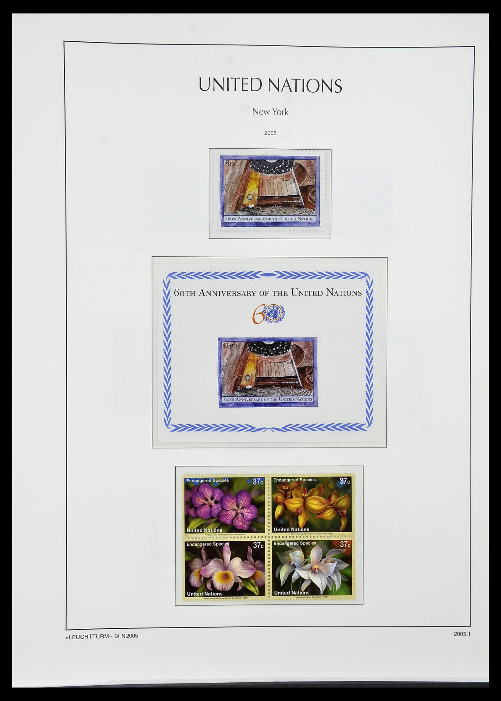 34023 107 - Postzegelverzameling 34023 Verenigde Naties New York 1970-2018!