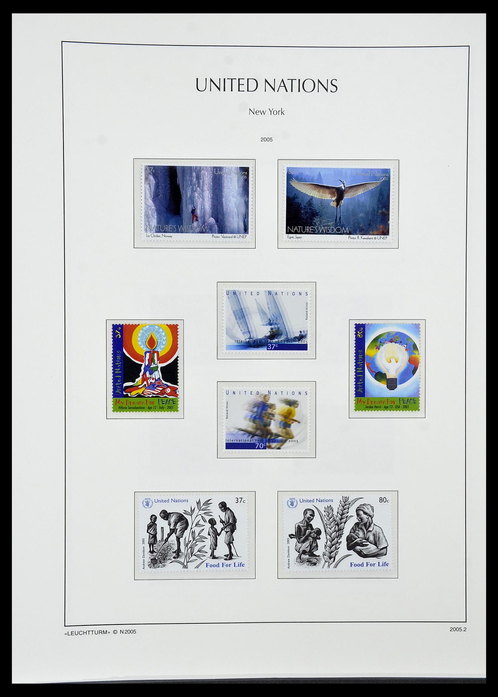 34023 108 - Postzegelverzameling 34023 Verenigde Naties New York 1970-2018!