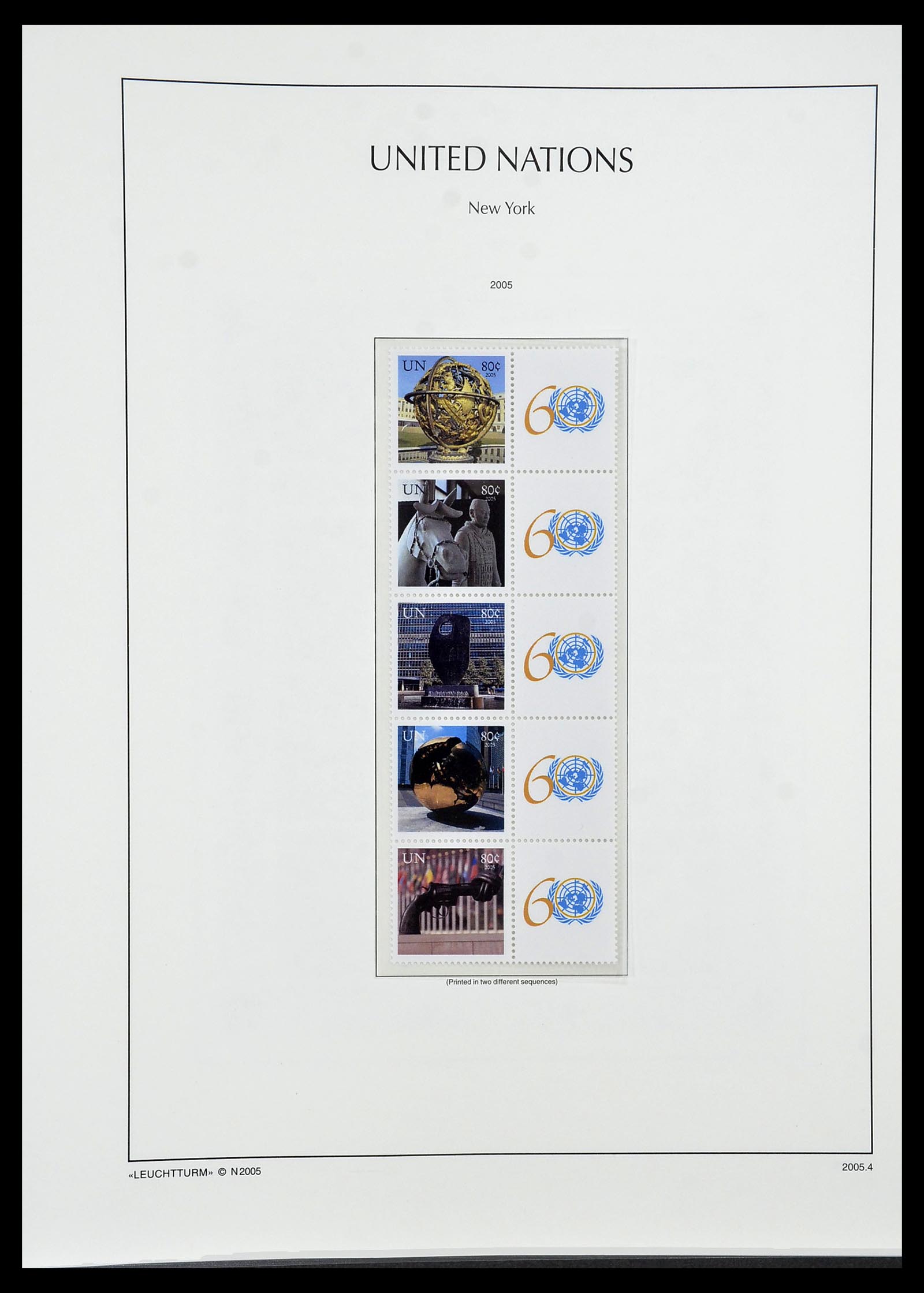 34023 110 - Postzegelverzameling 34023 Verenigde Naties New York 1970-2018!