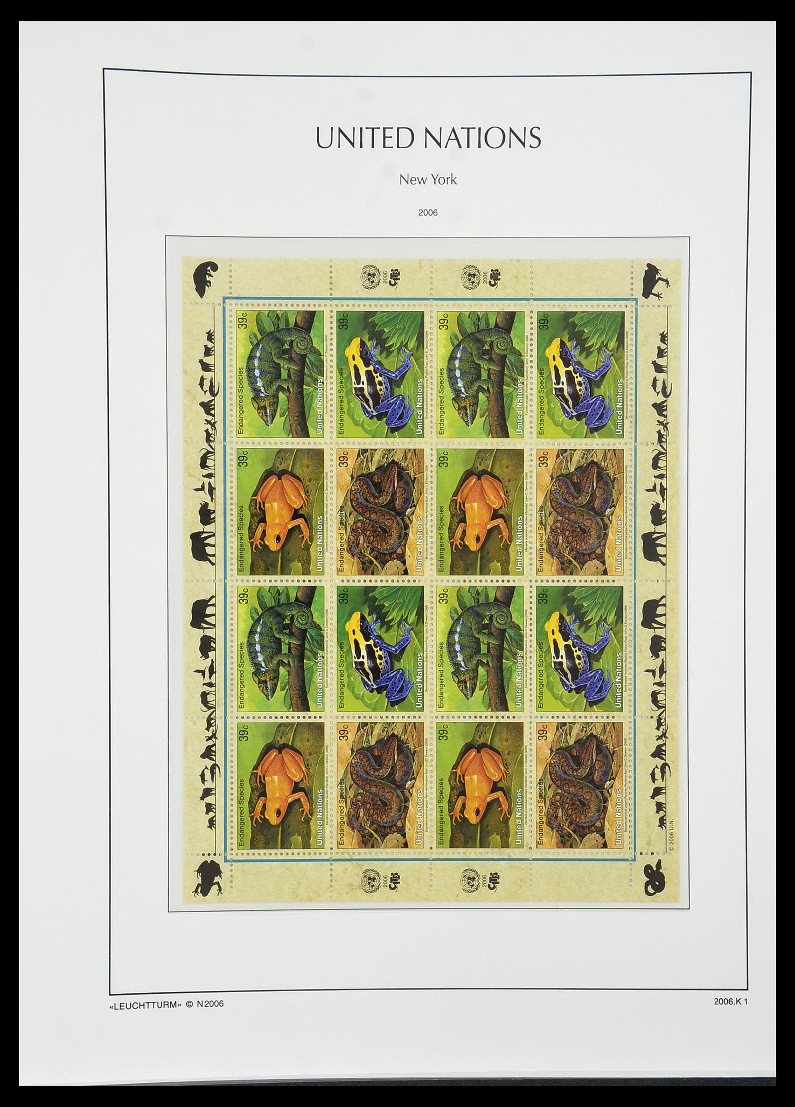 34023 115 - Postzegelverzameling 34023 Verenigde Naties New York 1970-2018!