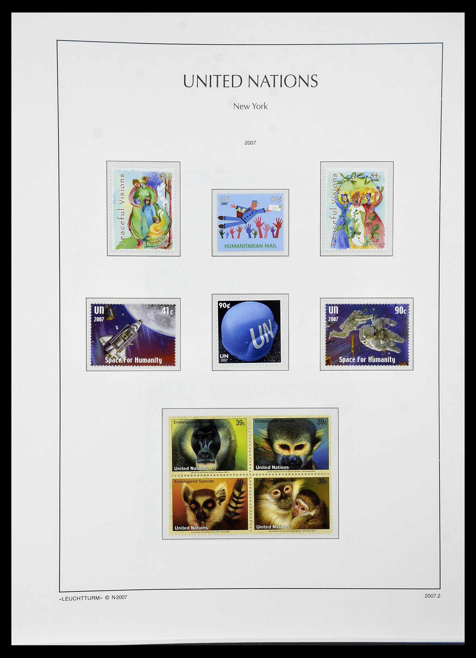 34023 117 - Postzegelverzameling 34023 Verenigde Naties New York 1970-2018!