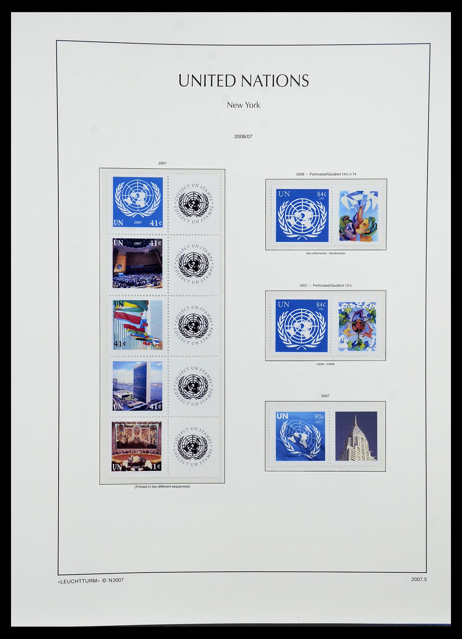 34023 120 - Postzegelverzameling 34023 Verenigde Naties New York 1970-2018!