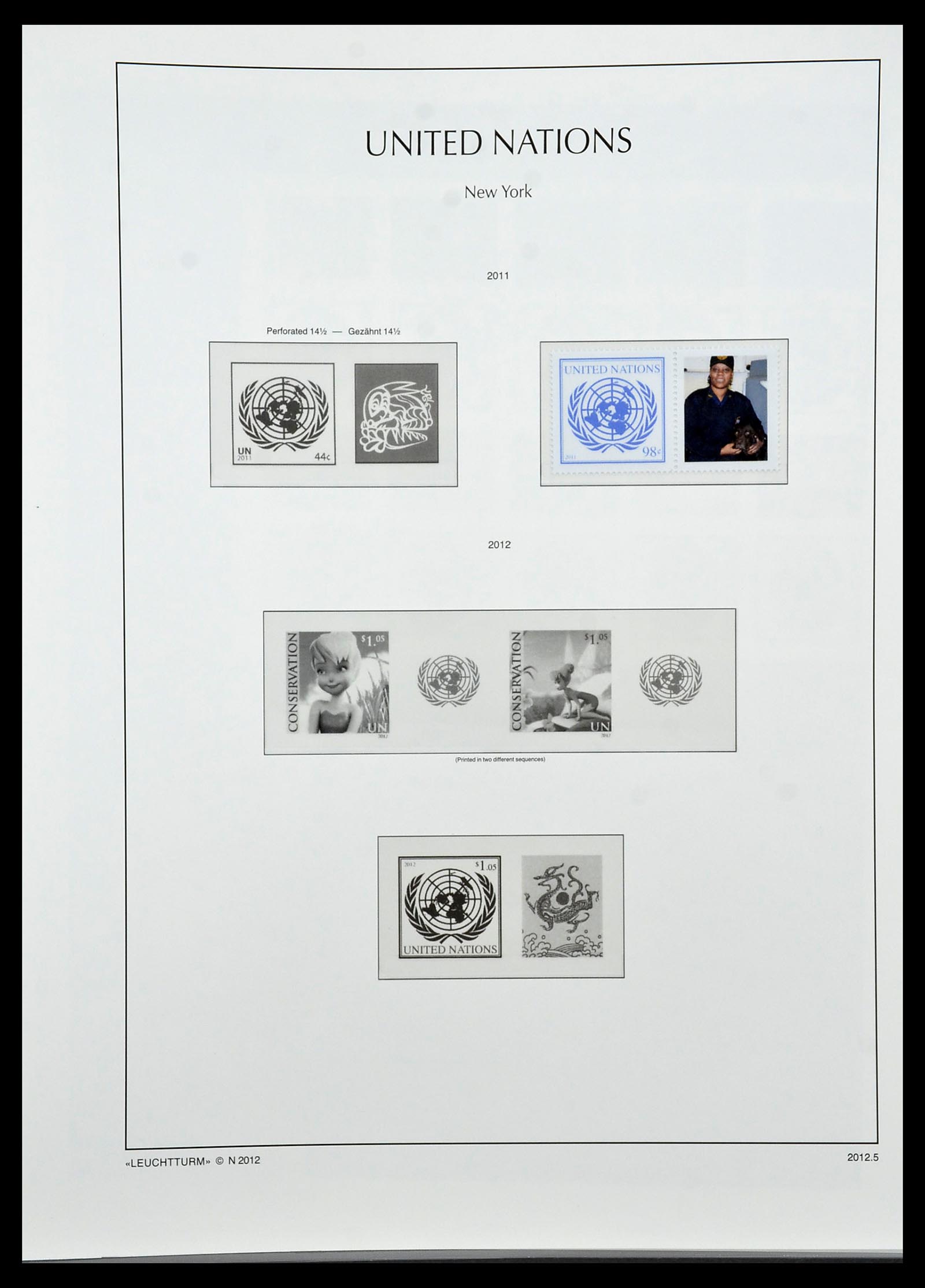 34023 152 - Postzegelverzameling 34023 Verenigde Naties New York 1970-2018!