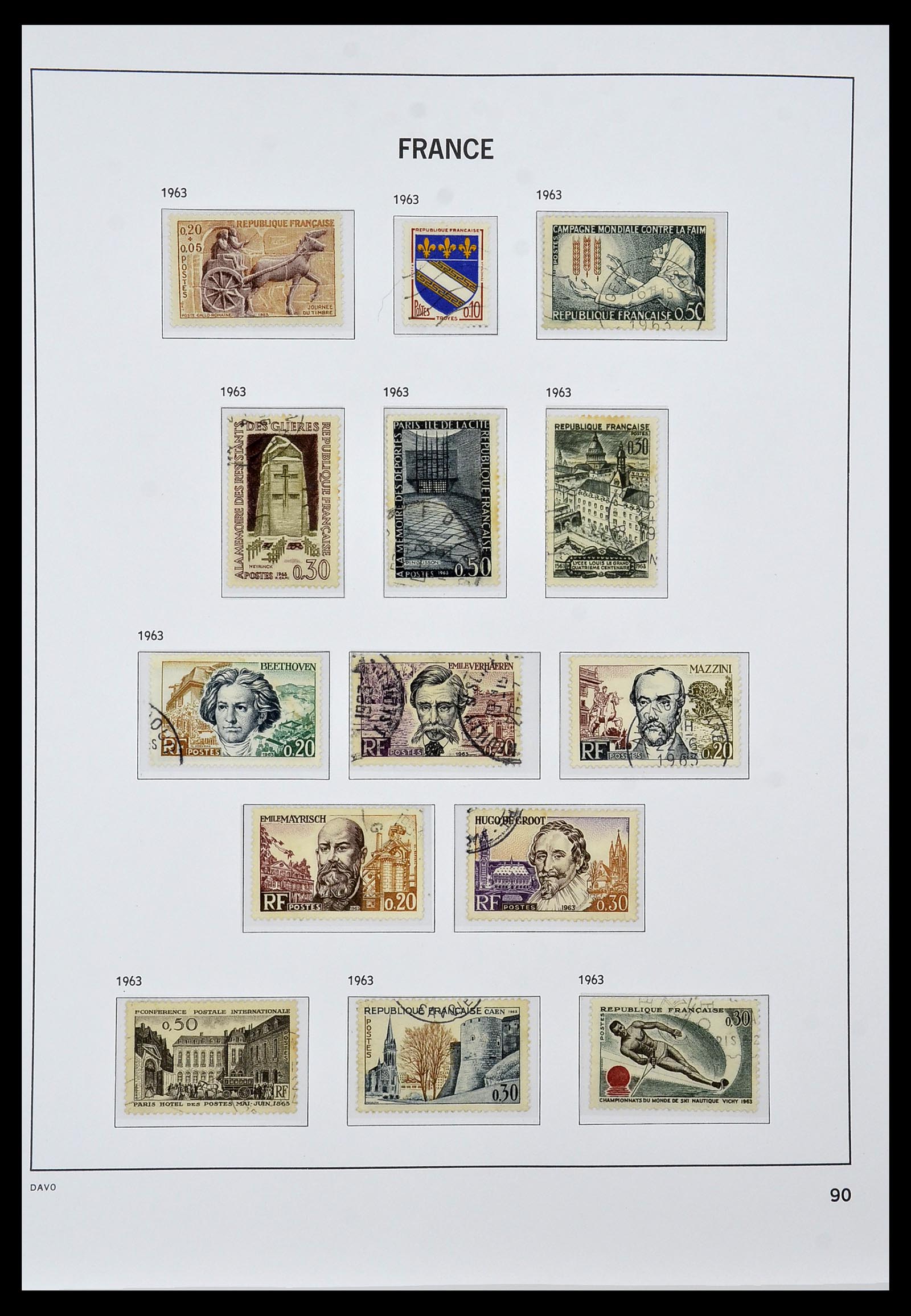 34047 101 - Postzegelverzameling 34047 Frankrijk 1853-2020(!)