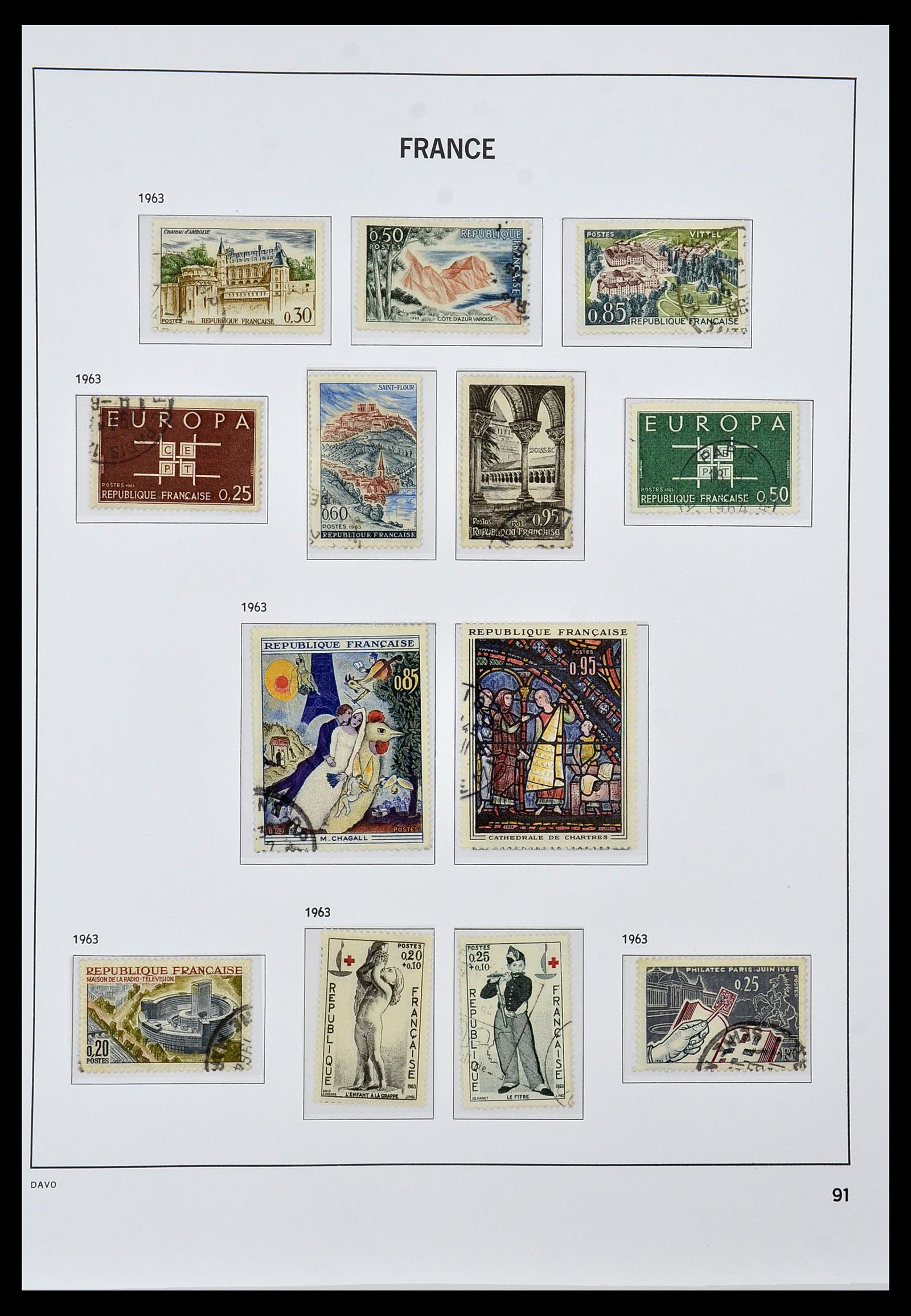 34047 102 - Postzegelverzameling 34047 Frankrijk 1853-2020(!)