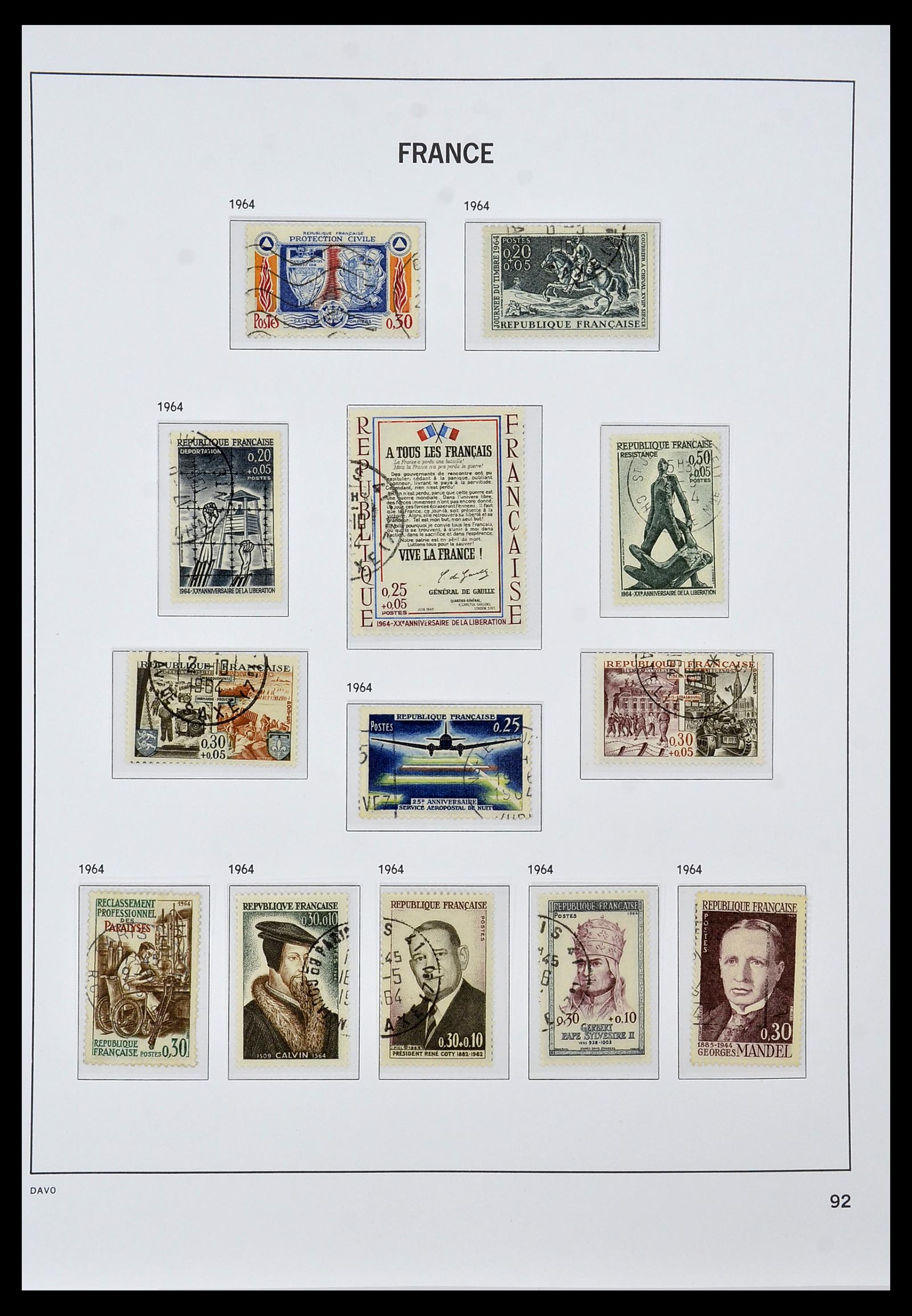 34047 103 - Postzegelverzameling 34047 Frankrijk 1853-2020(!)
