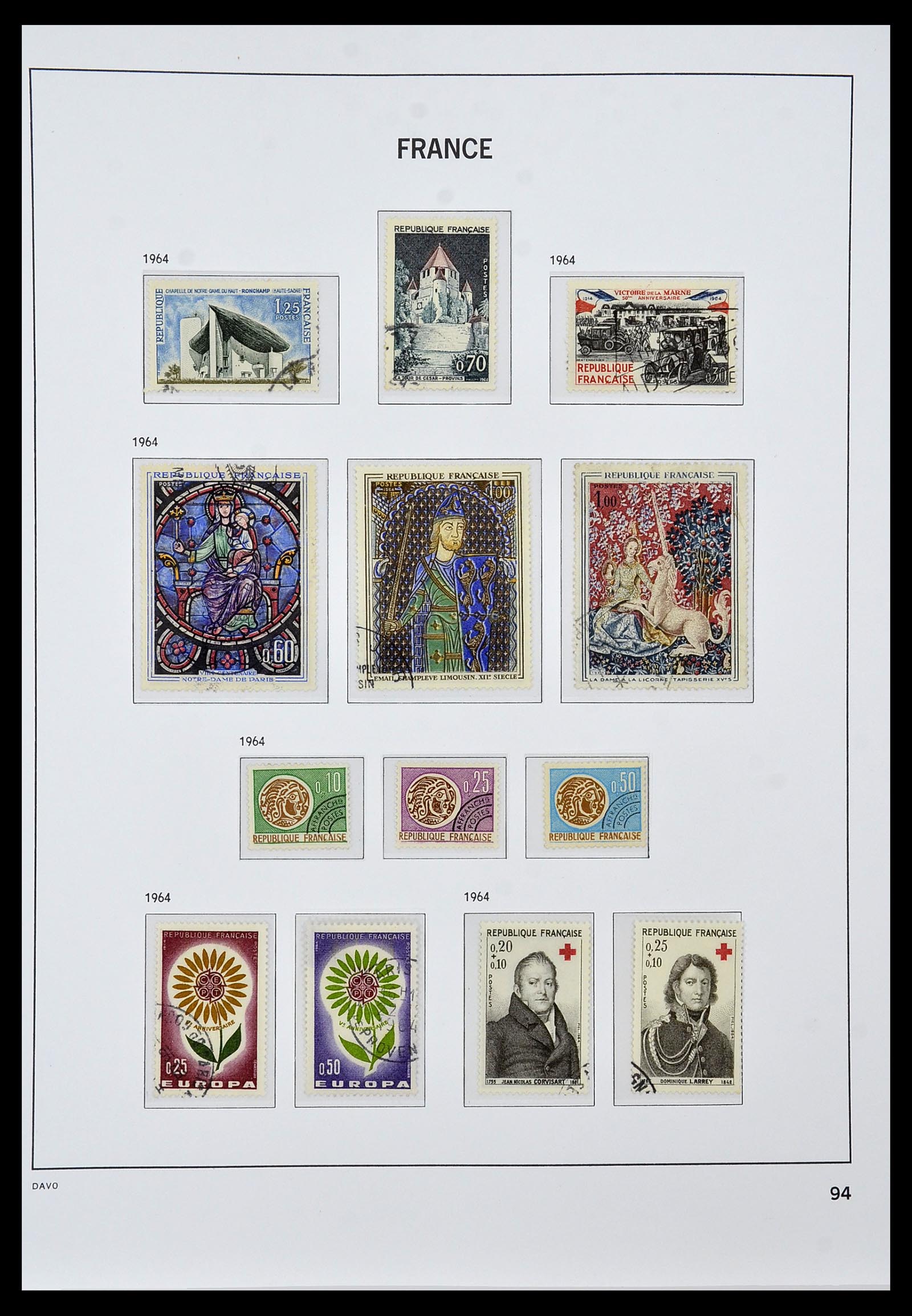 34047 105 - Postzegelverzameling 34047 Frankrijk 1853-2020(!)