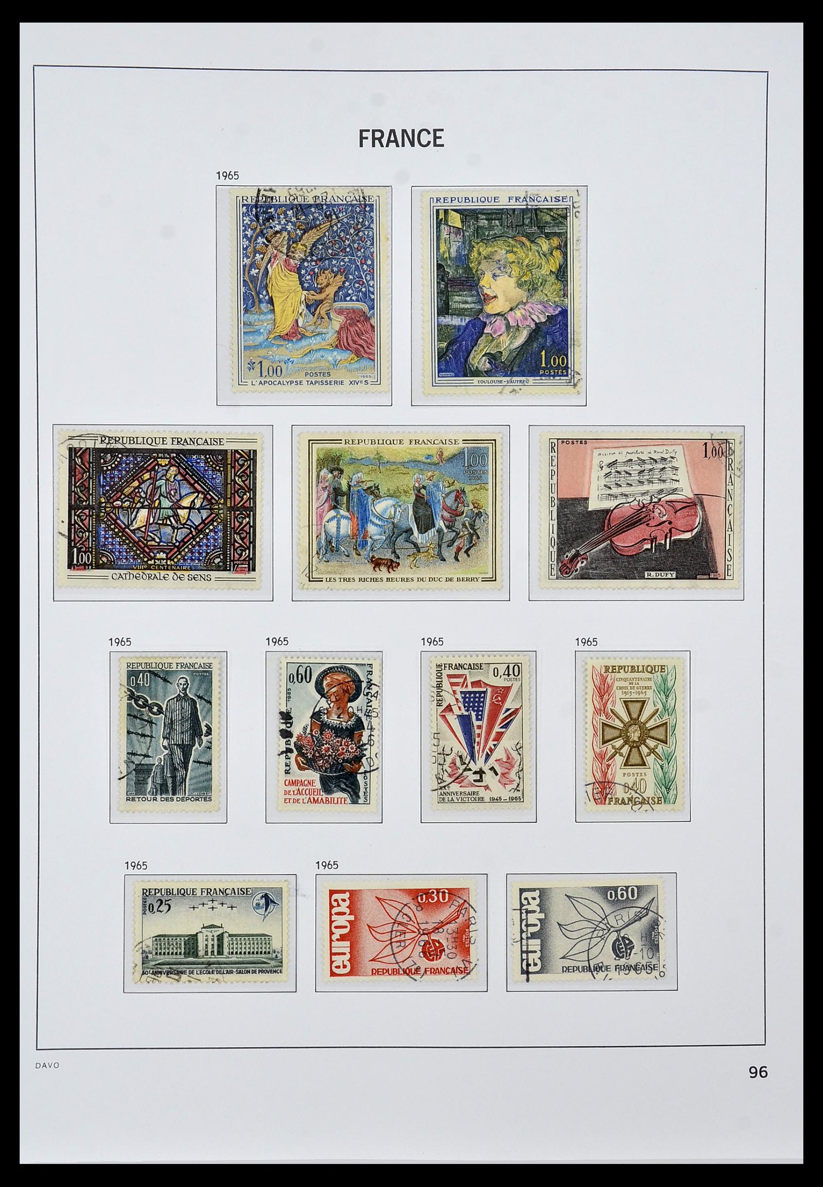 34047 107 - Postzegelverzameling 34047 Frankrijk 1853-2020(!)