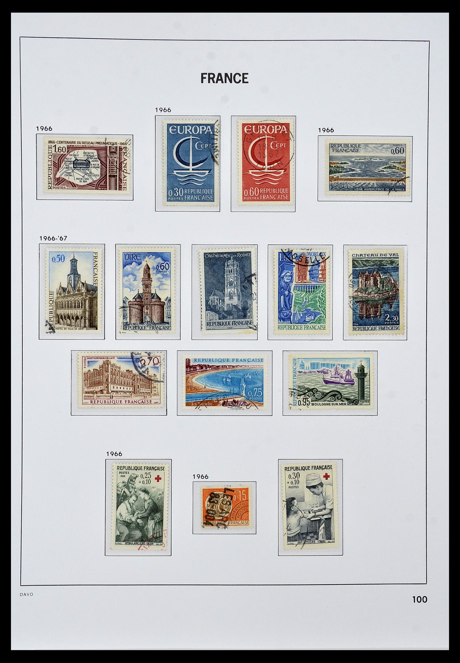 34047 111 - Postzegelverzameling 34047 Frankrijk 1853-2020(!)