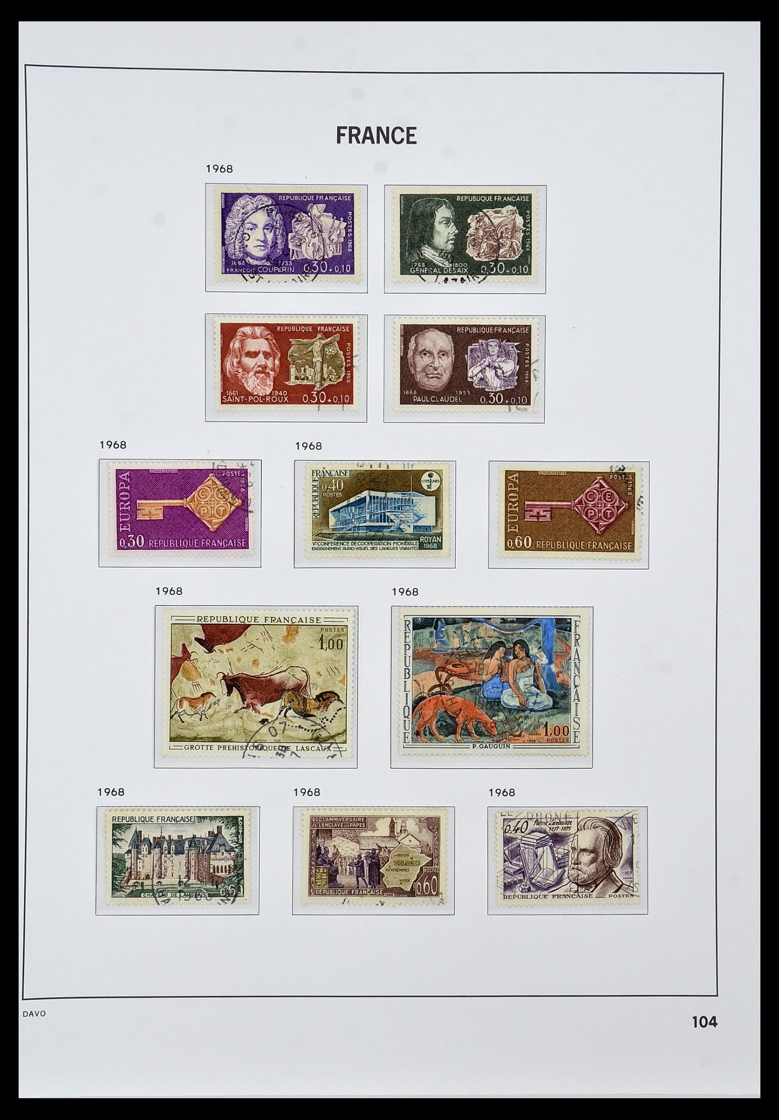 34047 115 - Postzegelverzameling 34047 Frankrijk 1853-2020(!)