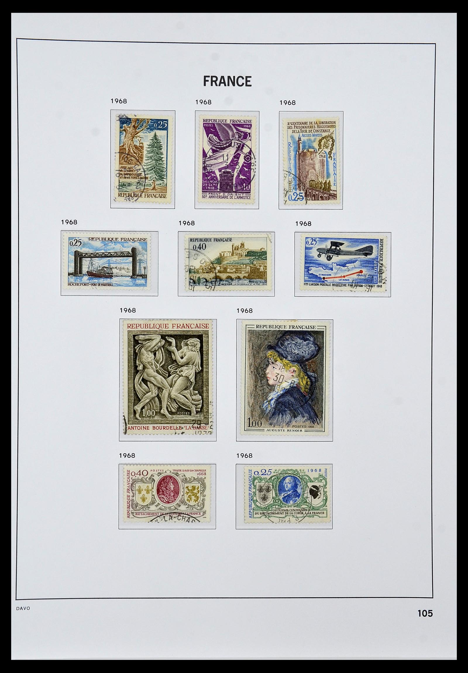 34047 116 - Postzegelverzameling 34047 Frankrijk 1853-2020(!)