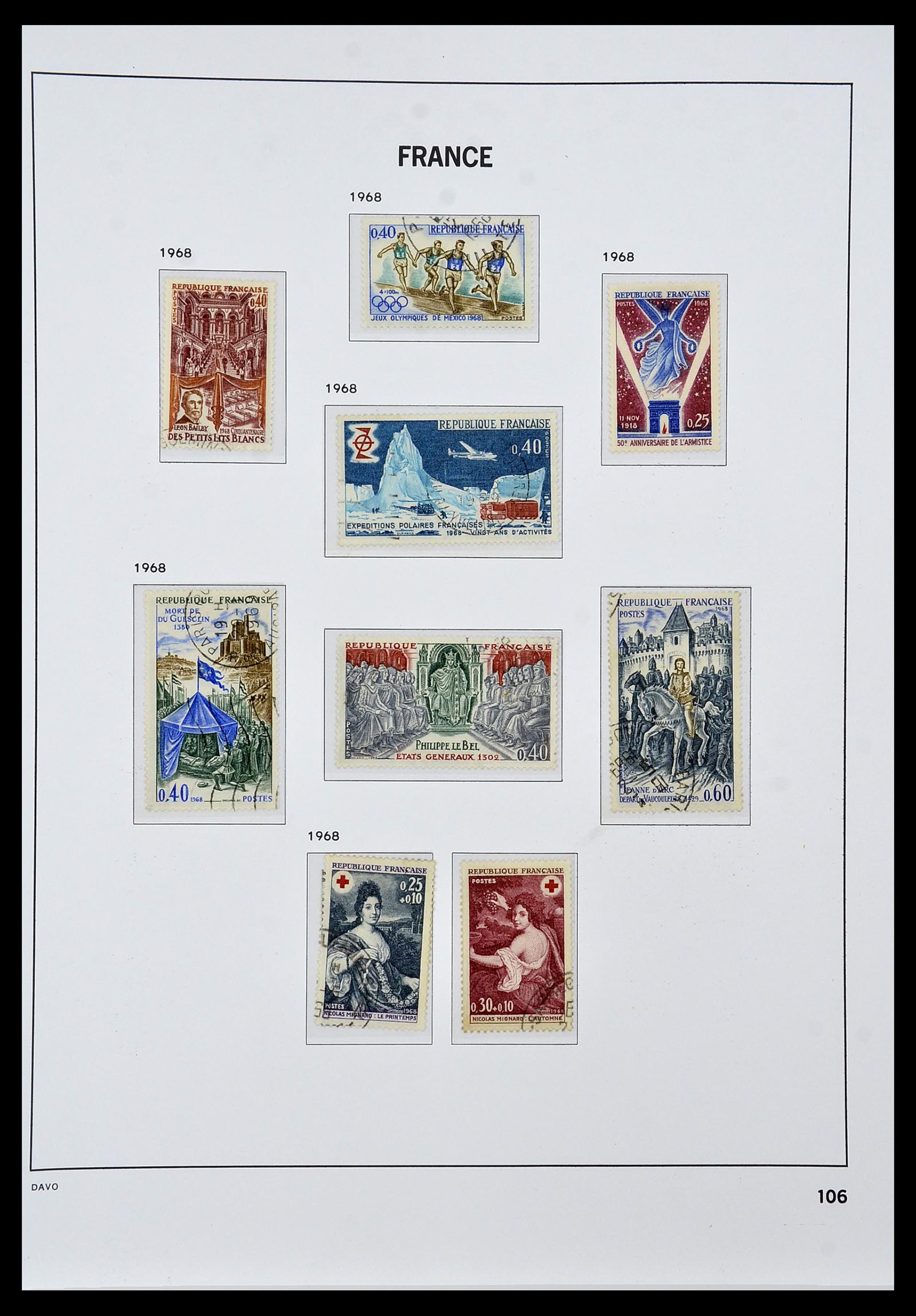 34047 117 - Postzegelverzameling 34047 Frankrijk 1853-2020(!)