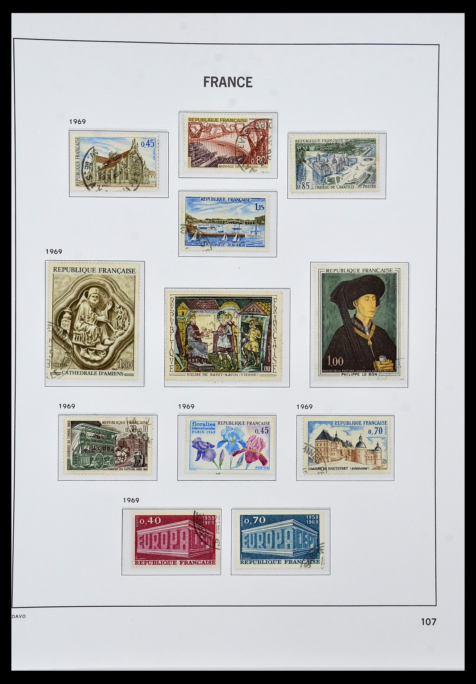 34047 118 - Postzegelverzameling 34047 Frankrijk 1853-2020(!)