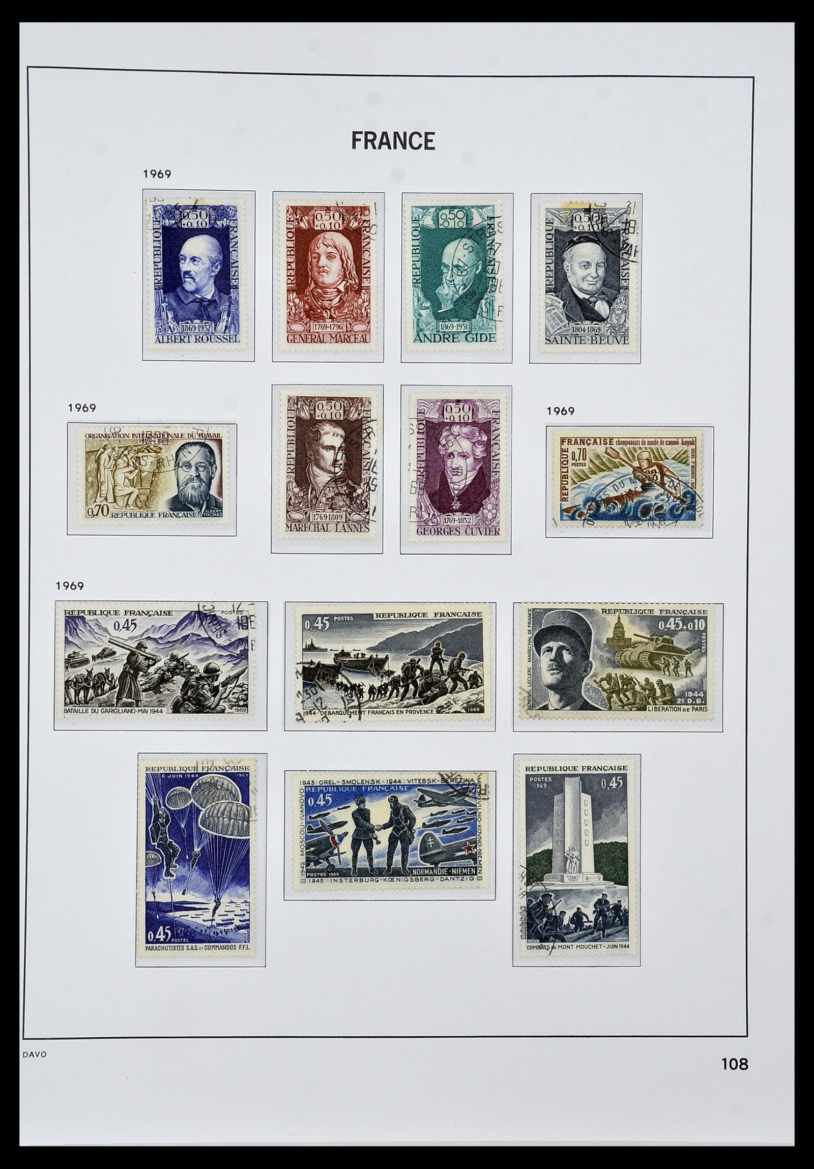 34047 119 - Postzegelverzameling 34047 Frankrijk 1853-2020(!)