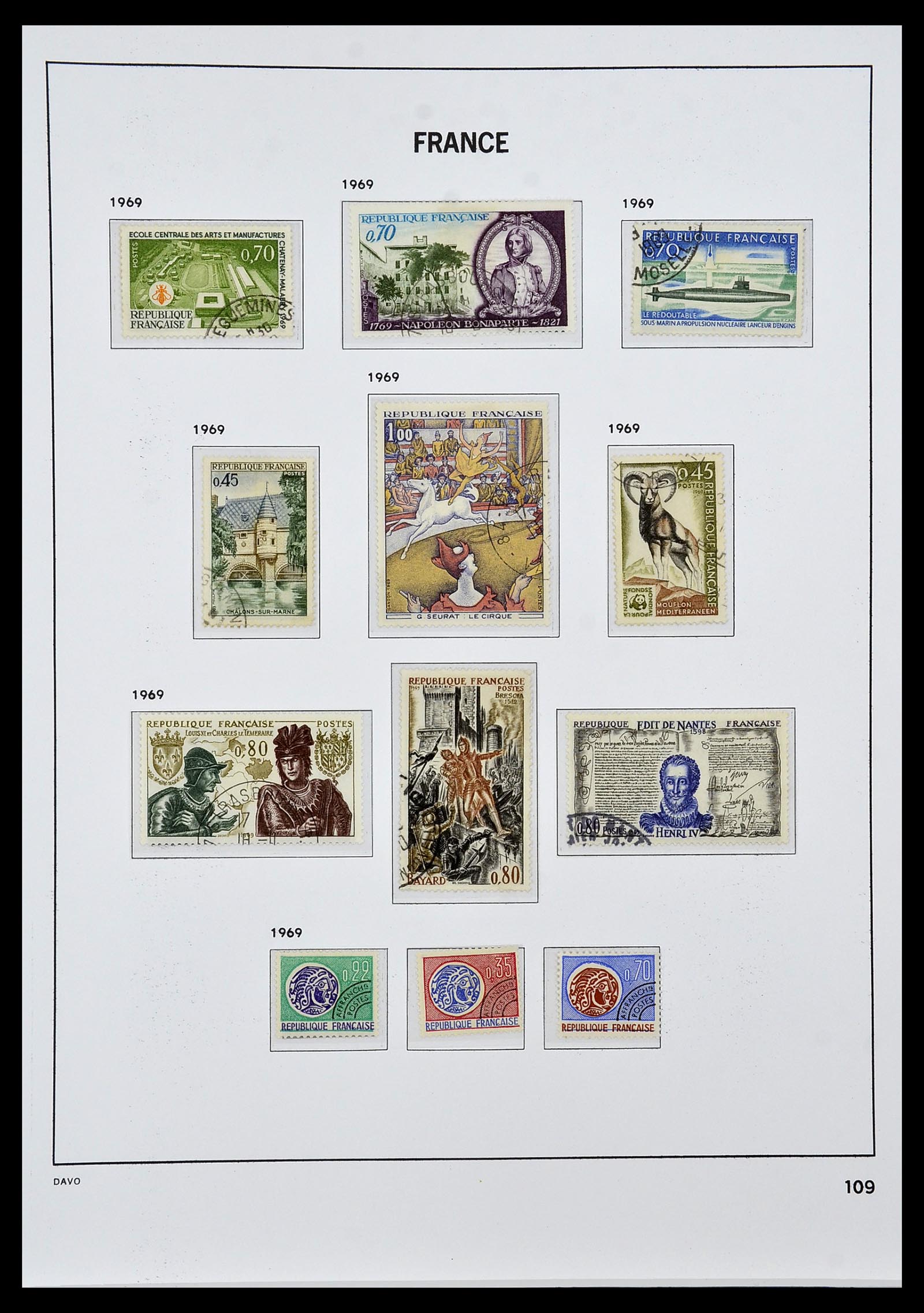34047 120 - Postzegelverzameling 34047 Frankrijk 1853-2020(!)