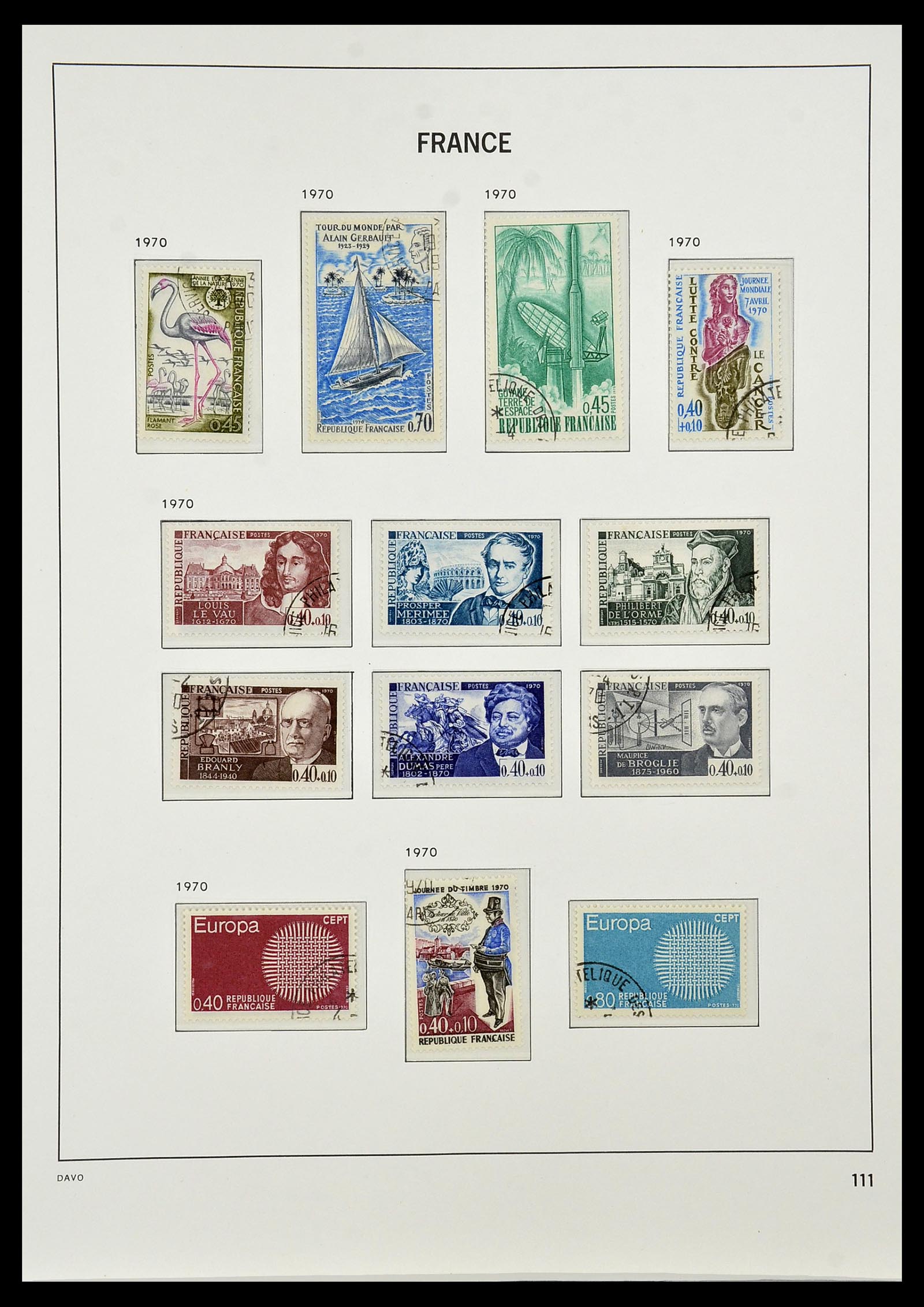 34047 122 - Postzegelverzameling 34047 Frankrijk 1853-2020(!)