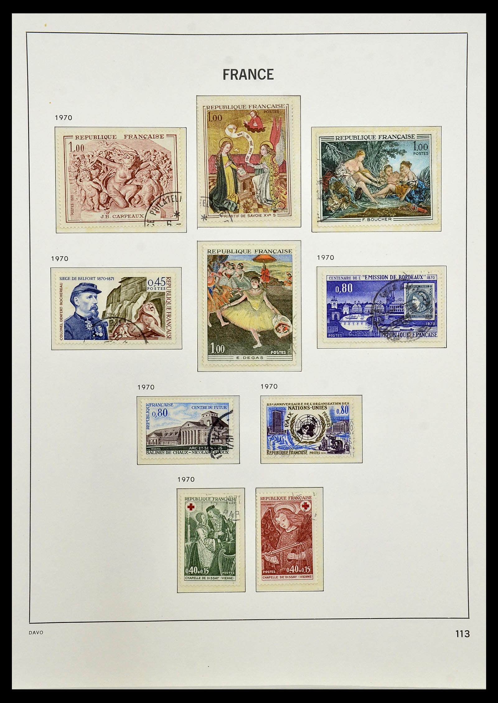 34047 124 - Postzegelverzameling 34047 Frankrijk 1853-2020(!)