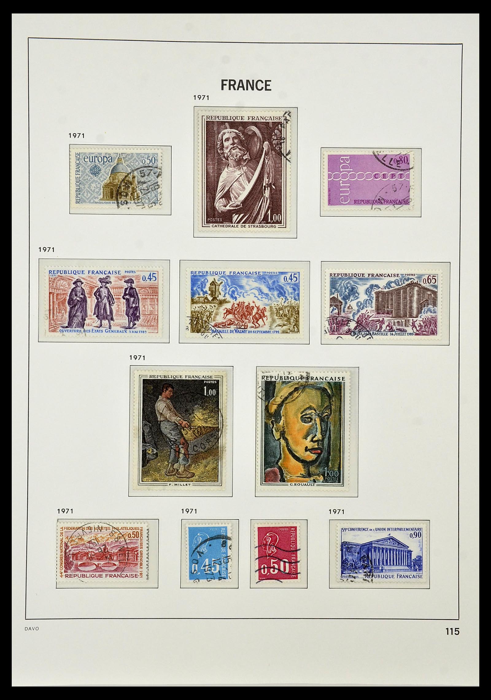 34047 126 - Postzegelverzameling 34047 Frankrijk 1853-2020(!)