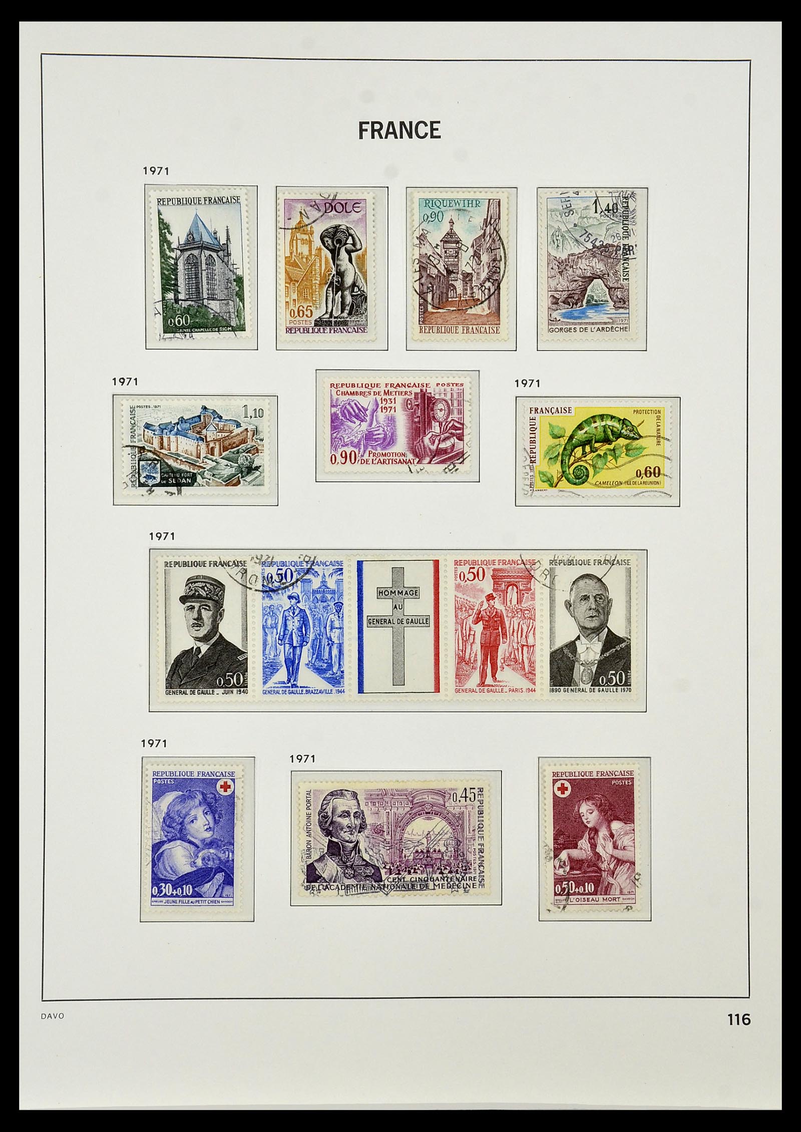 34047 127 - Postzegelverzameling 34047 Frankrijk 1853-2020(!)