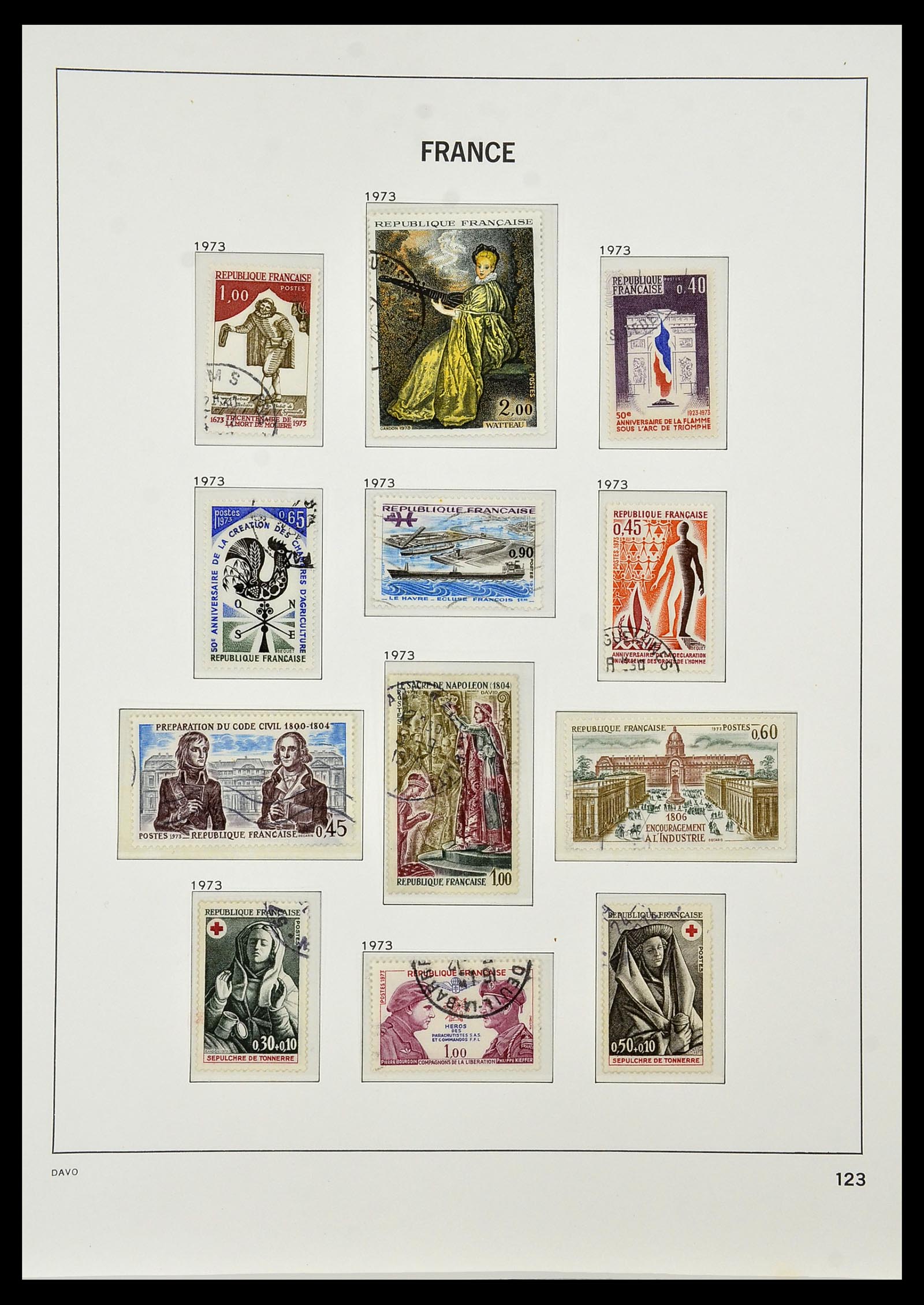 34047 134 - Postzegelverzameling 34047 Frankrijk 1853-2020(!)