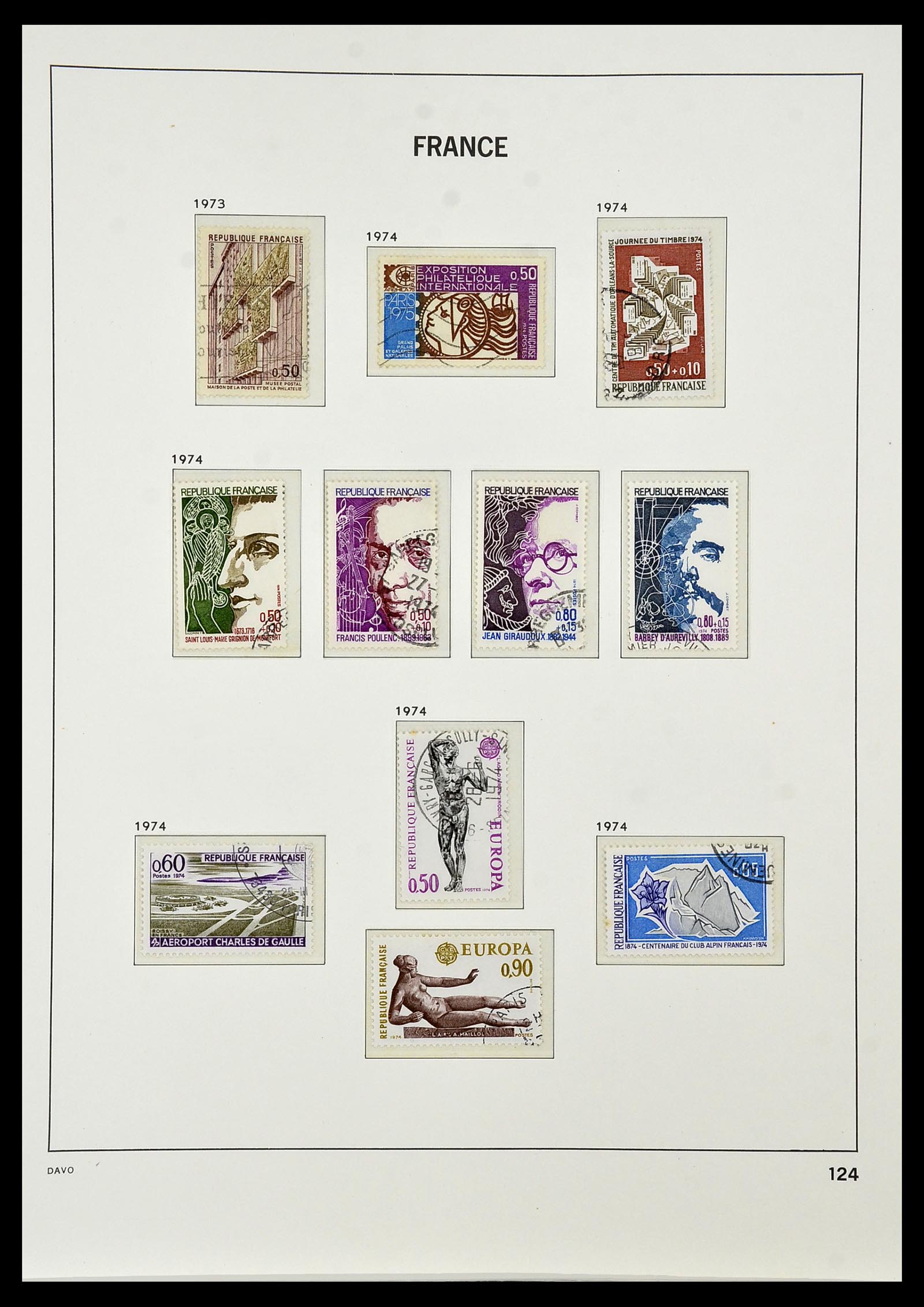 34047 135 - Postzegelverzameling 34047 Frankrijk 1853-2020(!)