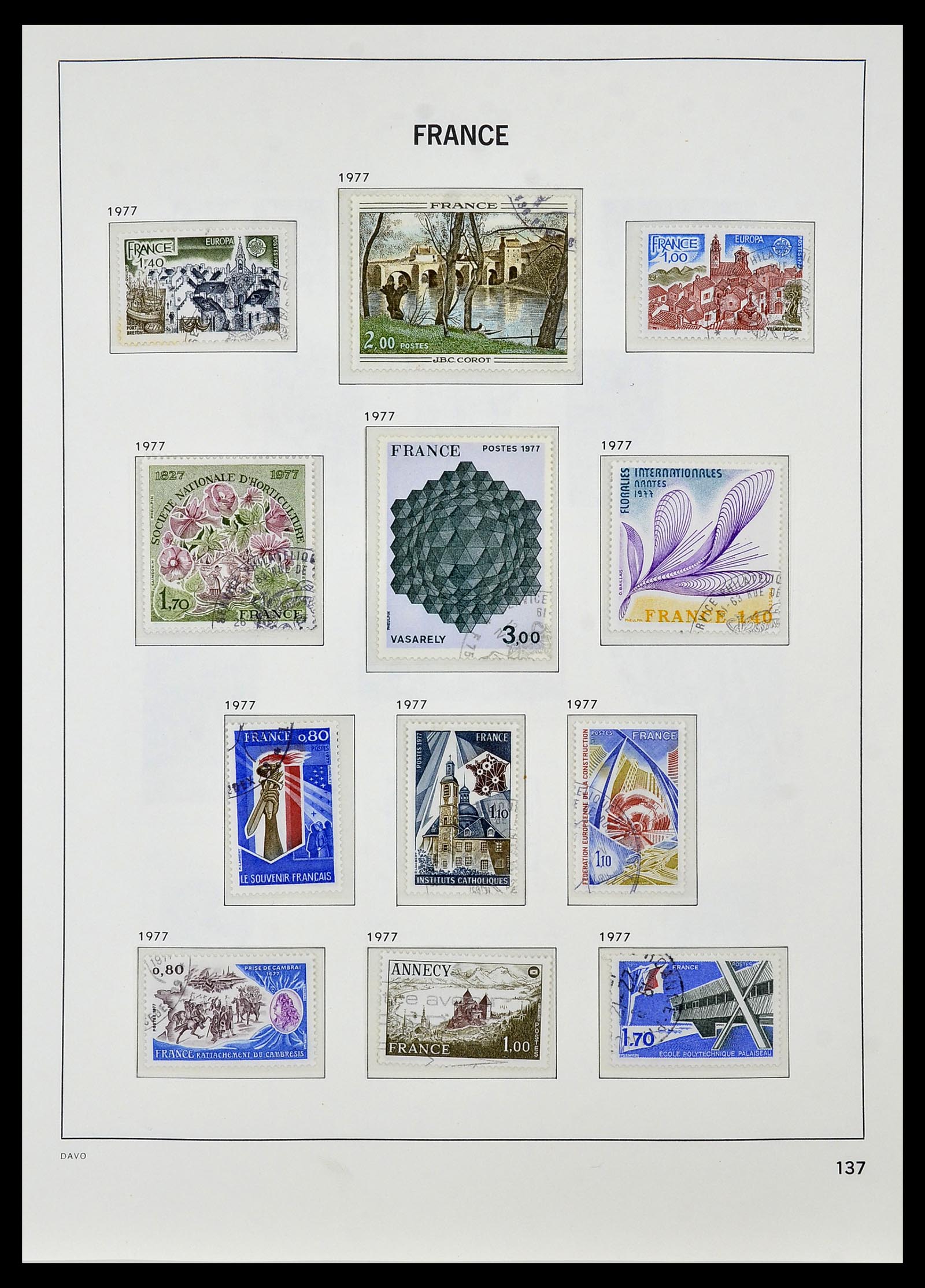 34047 154 - Postzegelverzameling 34047 Frankrijk 1853-2020(!)