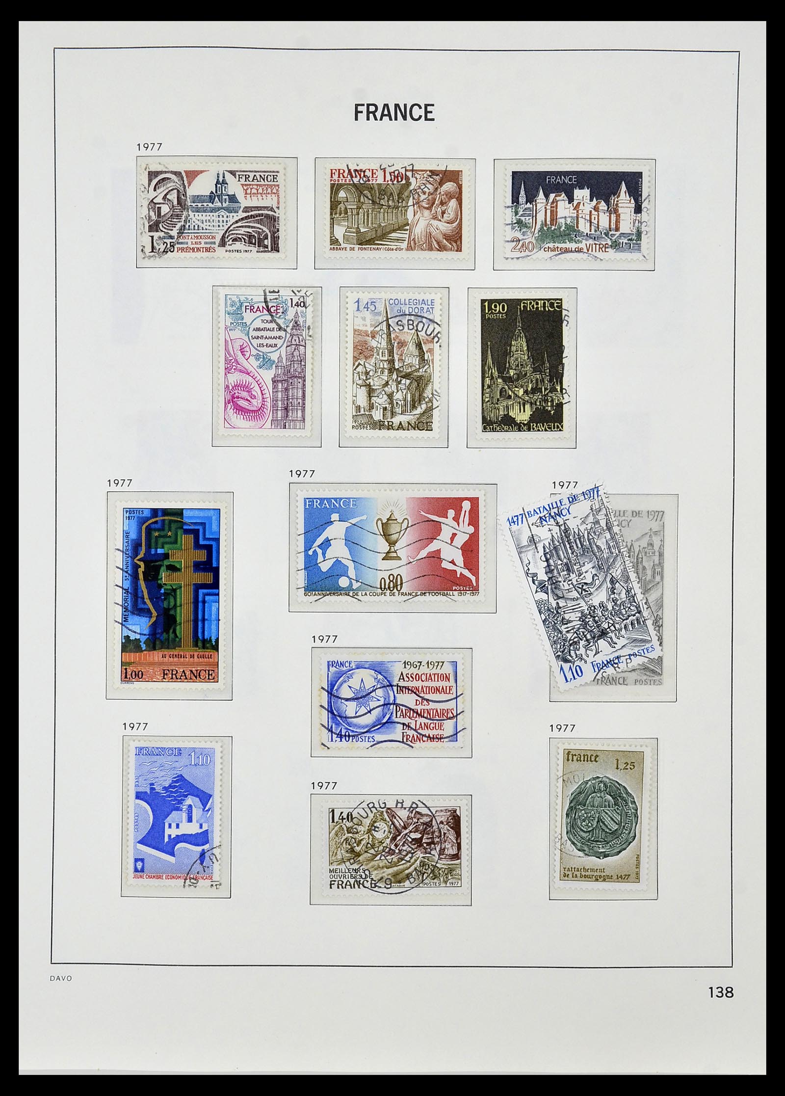 34047 155 - Postzegelverzameling 34047 Frankrijk 1853-2020(!)